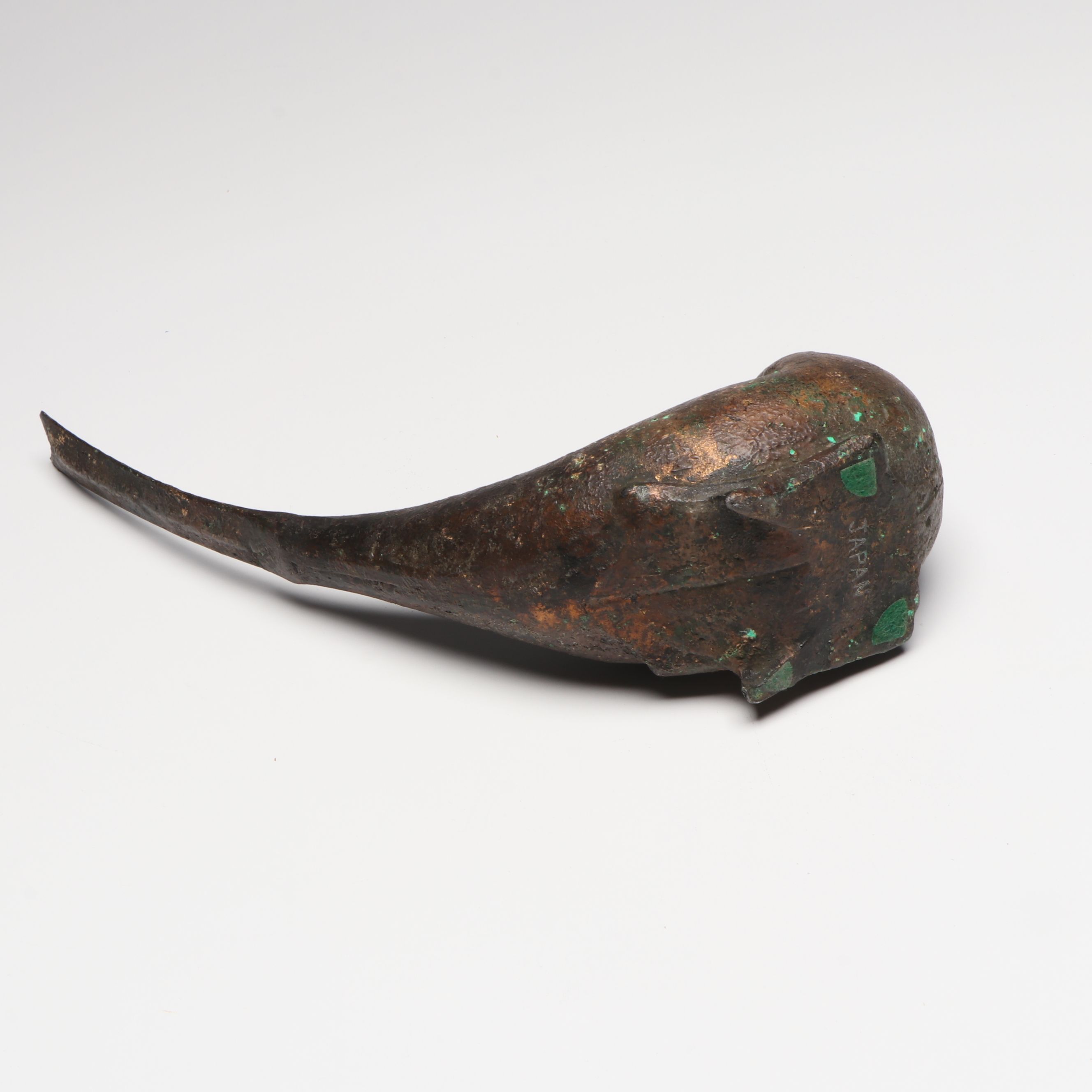 Japanese Cast Iron Koro Bird Incense Burner