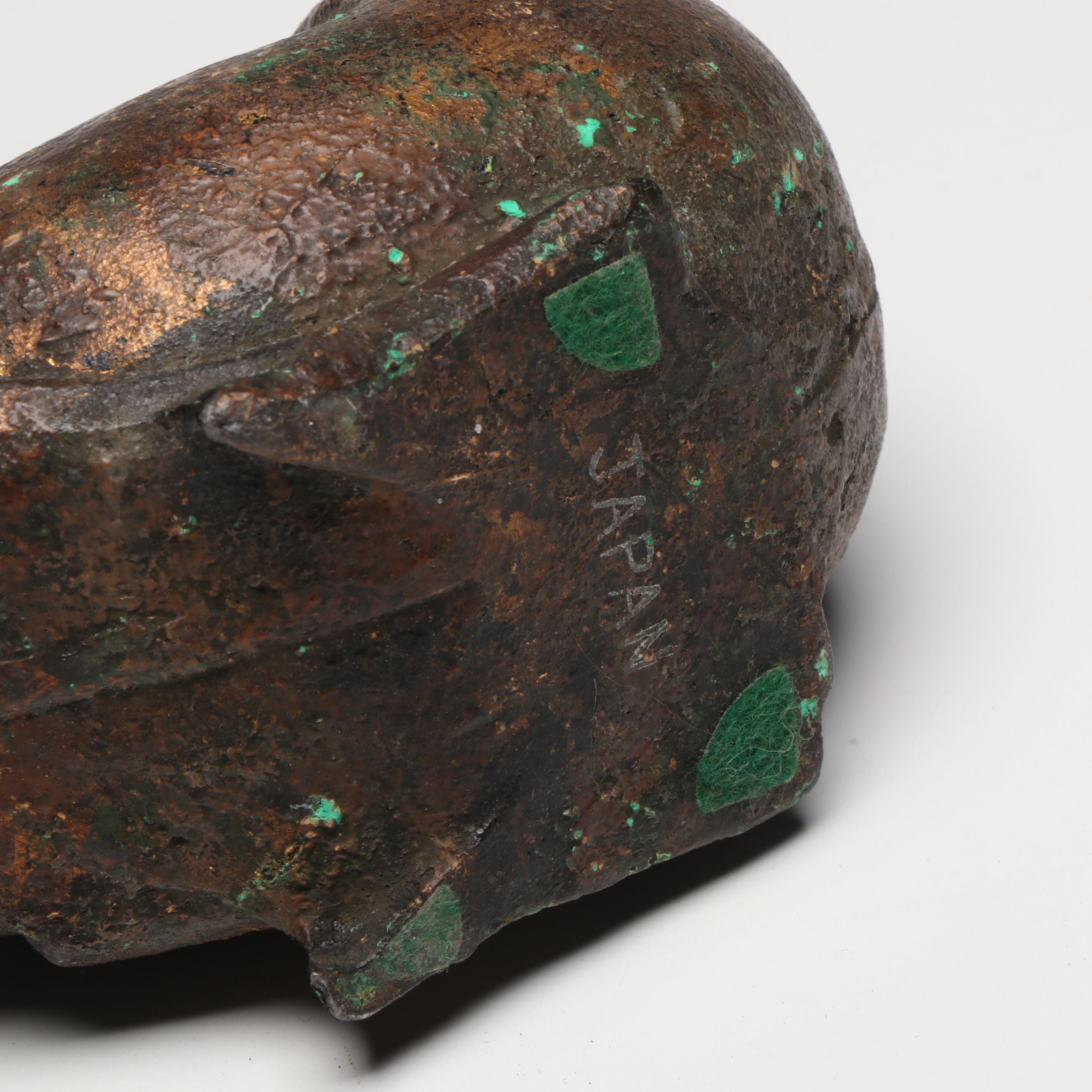 Japanese Cast Iron Koro Bird Incense Burner