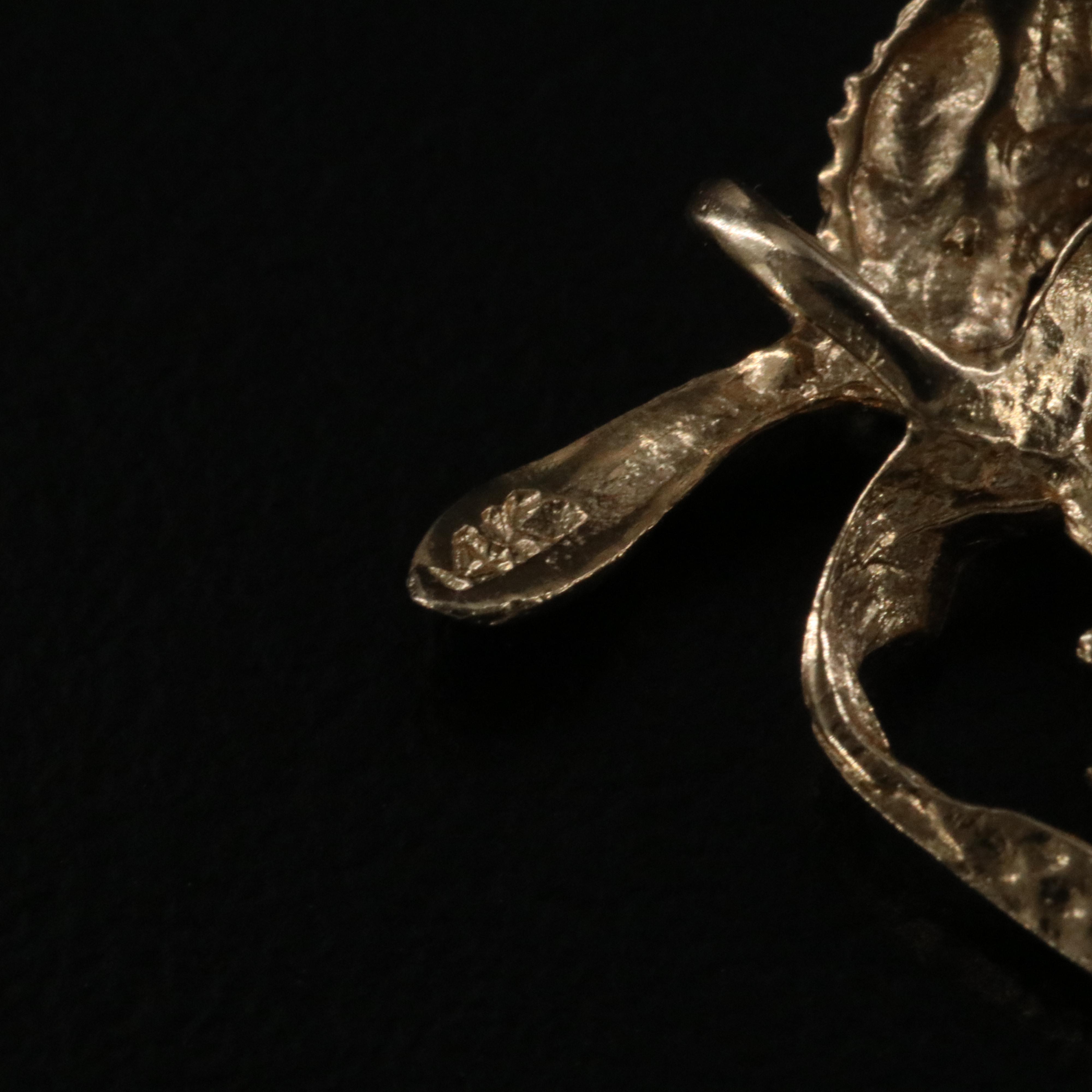 14K NYC Apple Skyline Pendant