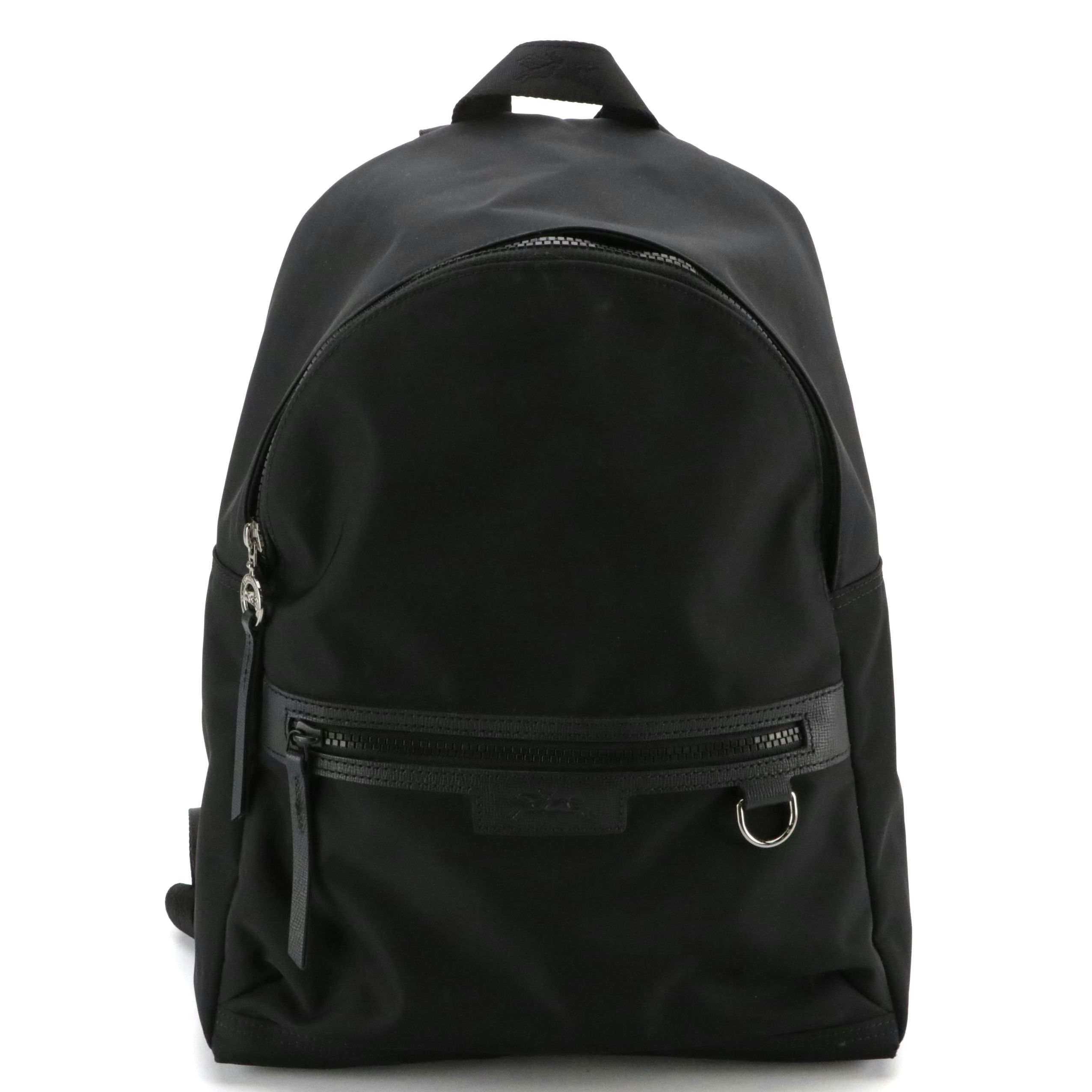 Longchamp Le Pliage Neo Backpack in Black Nylon with Cowhide Trim