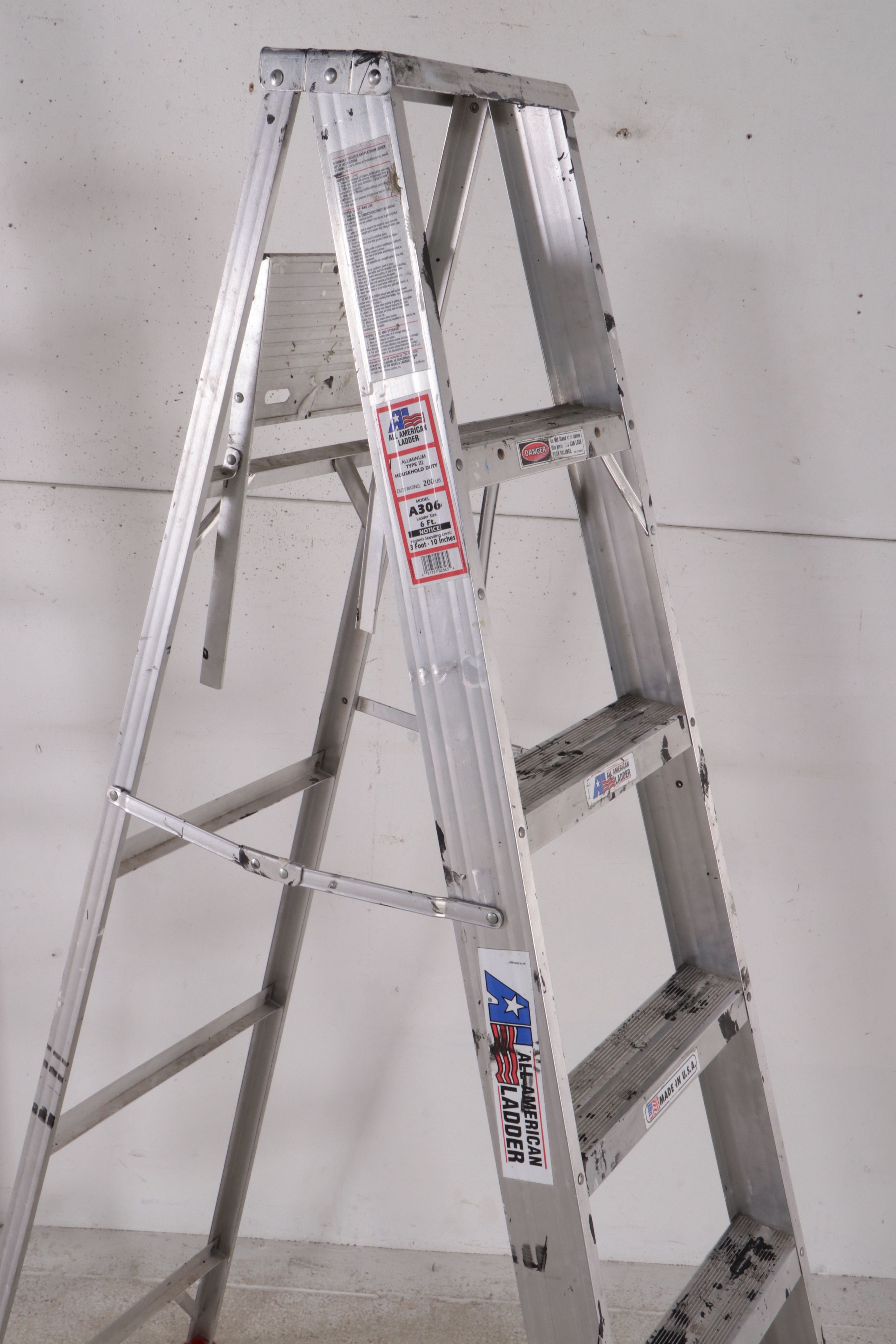All-American Ladder 6' Step Ladder with Other Aluminum Ladders
