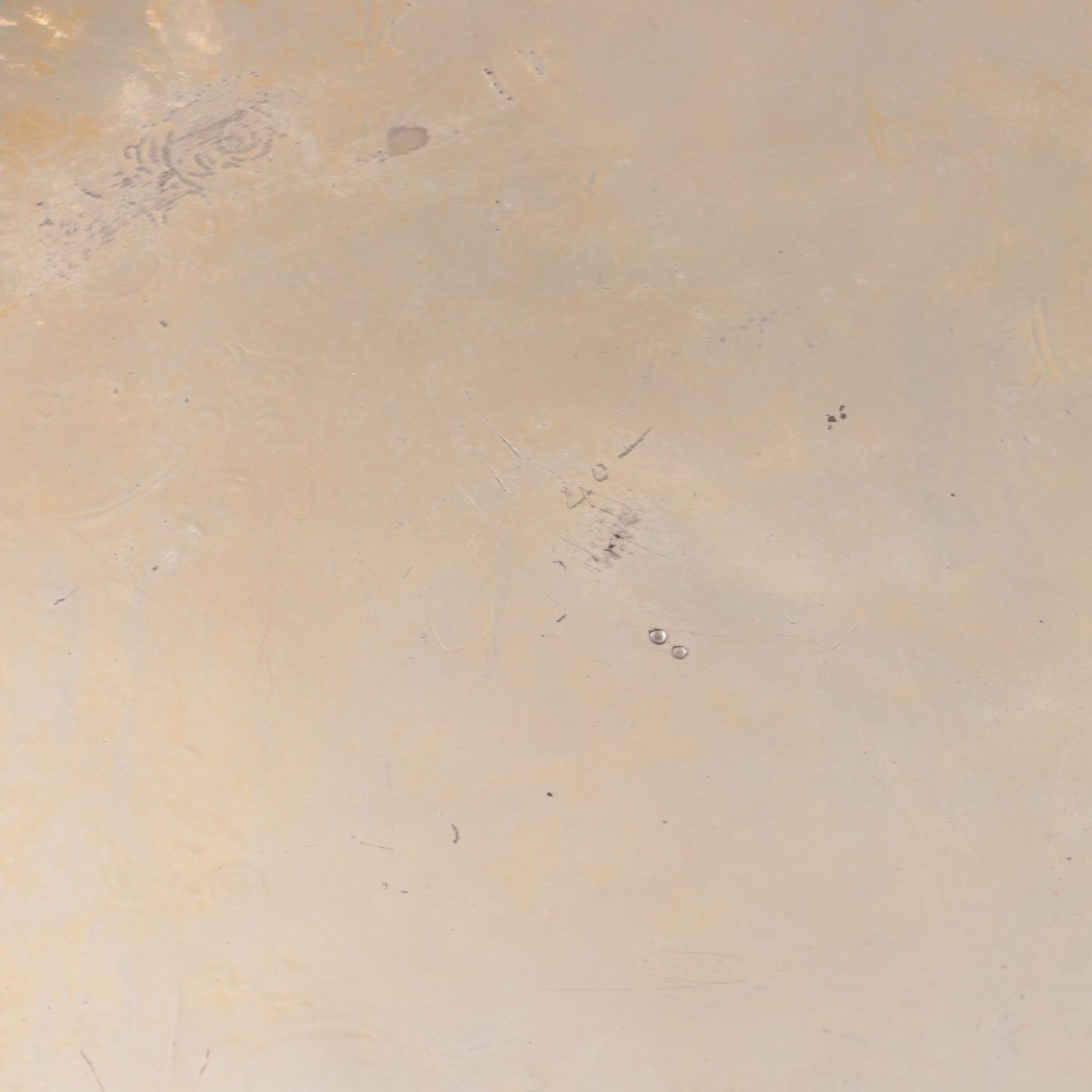 George III / Regency London Sterling Silver Footed Salver, Early 19th Century