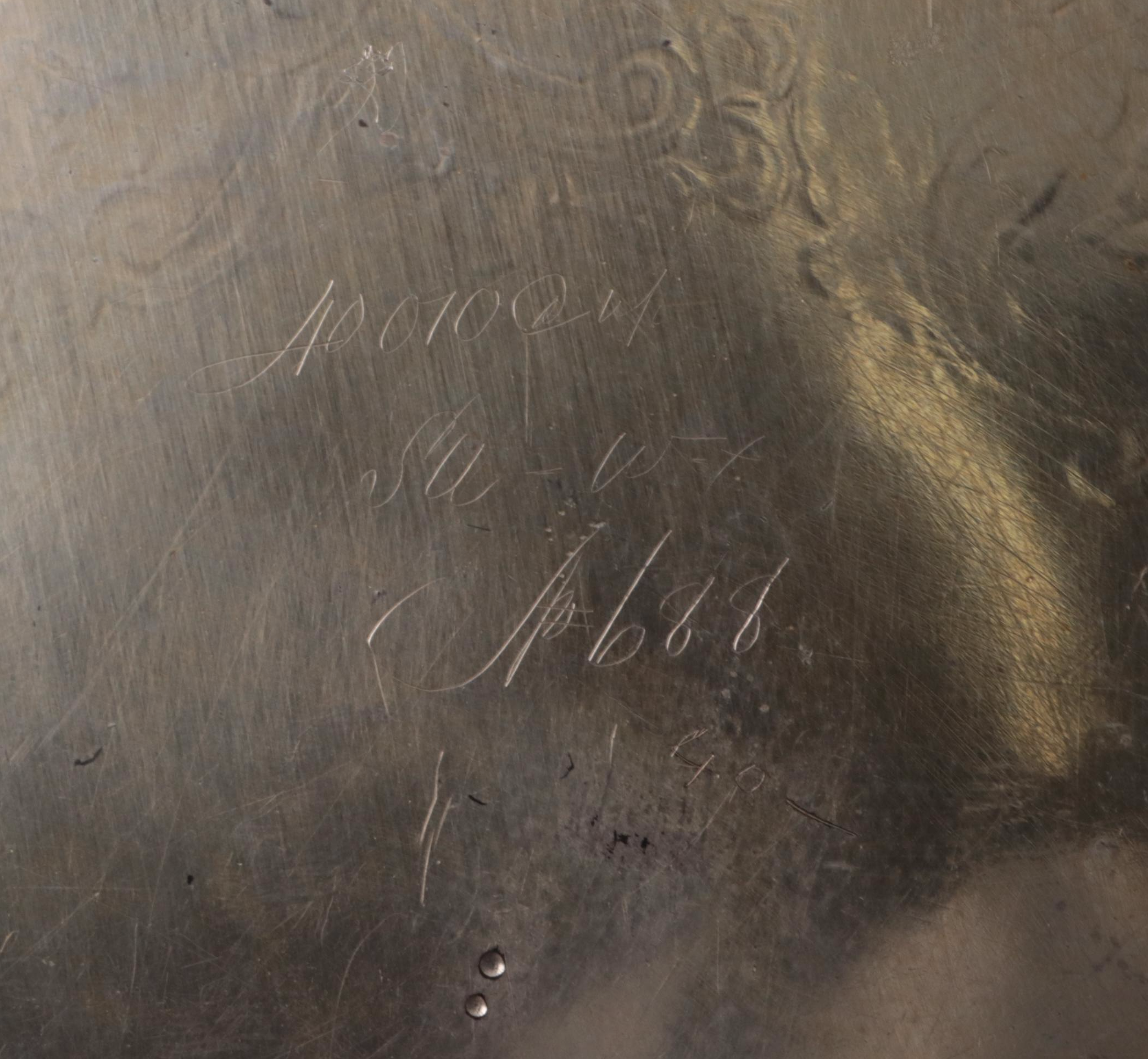 George III / Regency London Sterling Silver Footed Salver, Early 19th Century