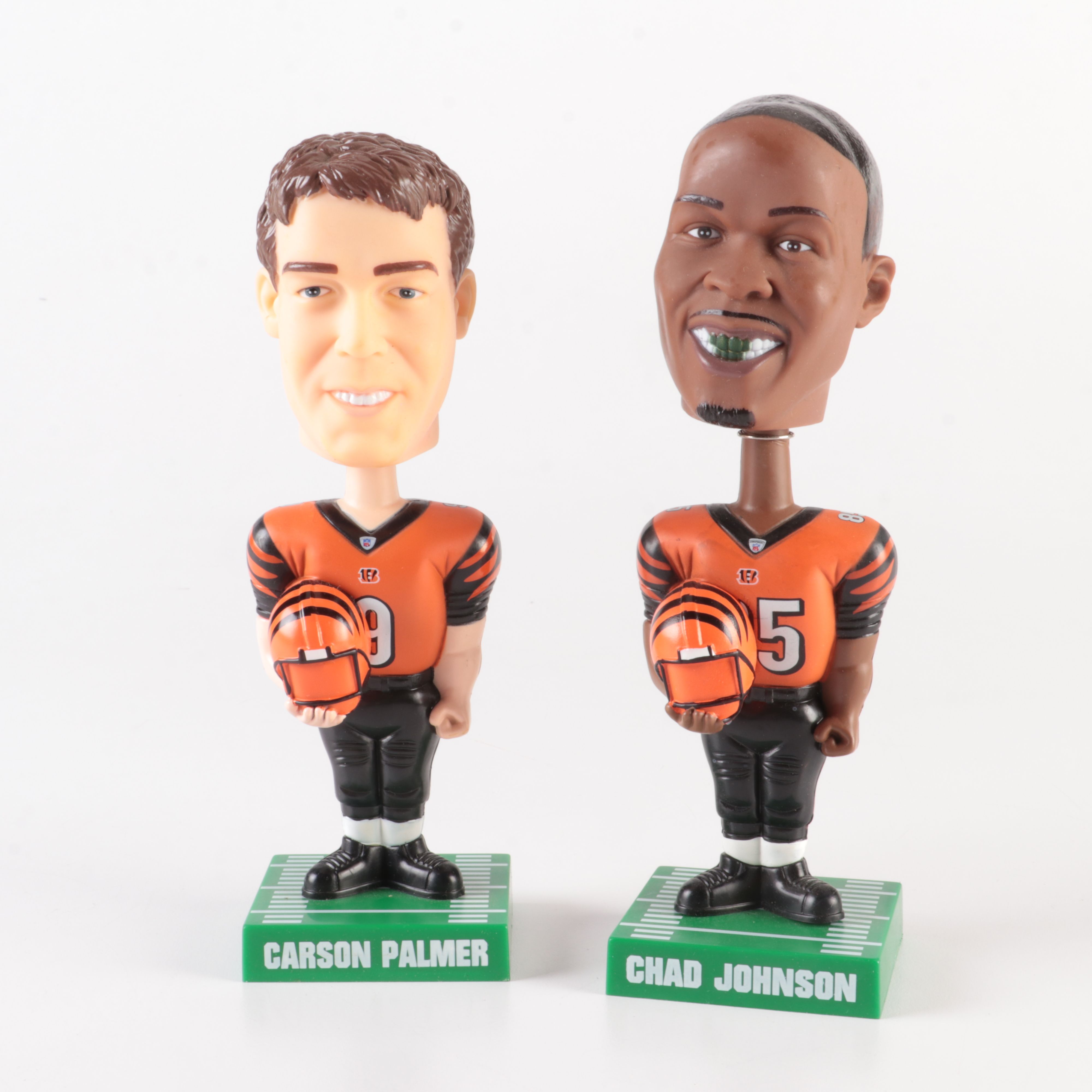 Six Cincinnati Bengals and Cincinnati Reds Bobbleheads