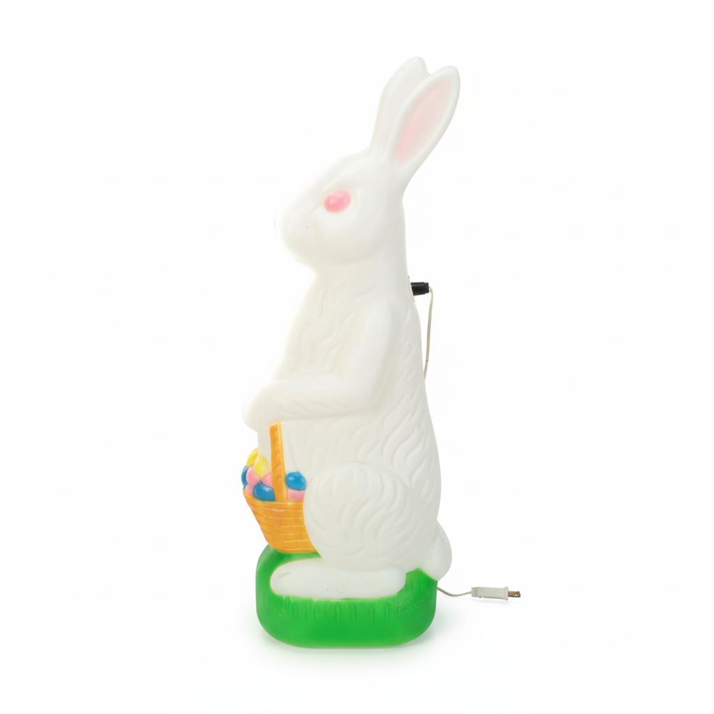 Don Featherstone Illuminating Blow Mold Easter Rabbit, Late 20th Century