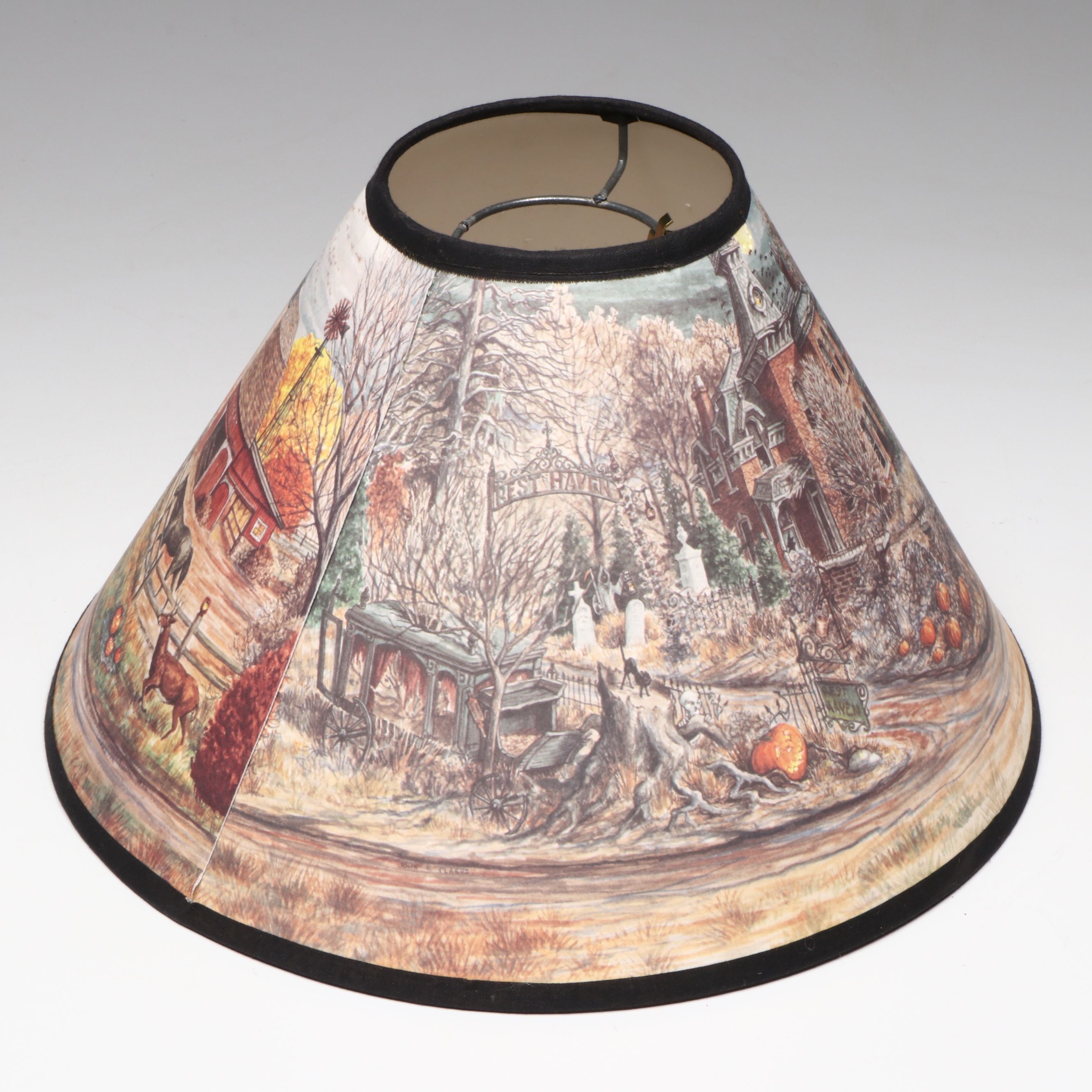 Vintage Thanksgiving, Christmas and Floral Lampshades