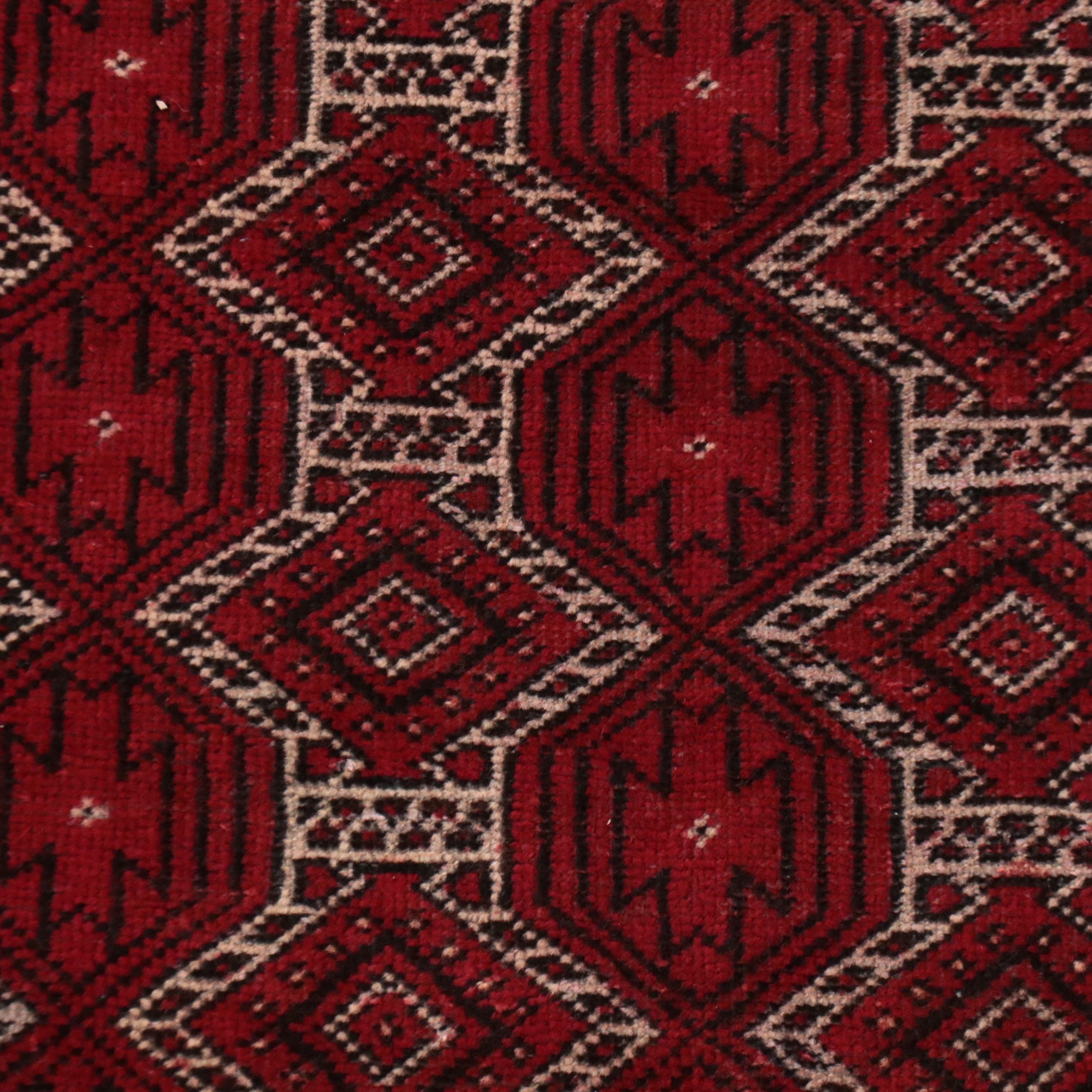 4' x 6'10 Hand-Knotted Afghan Baluch Area Rug