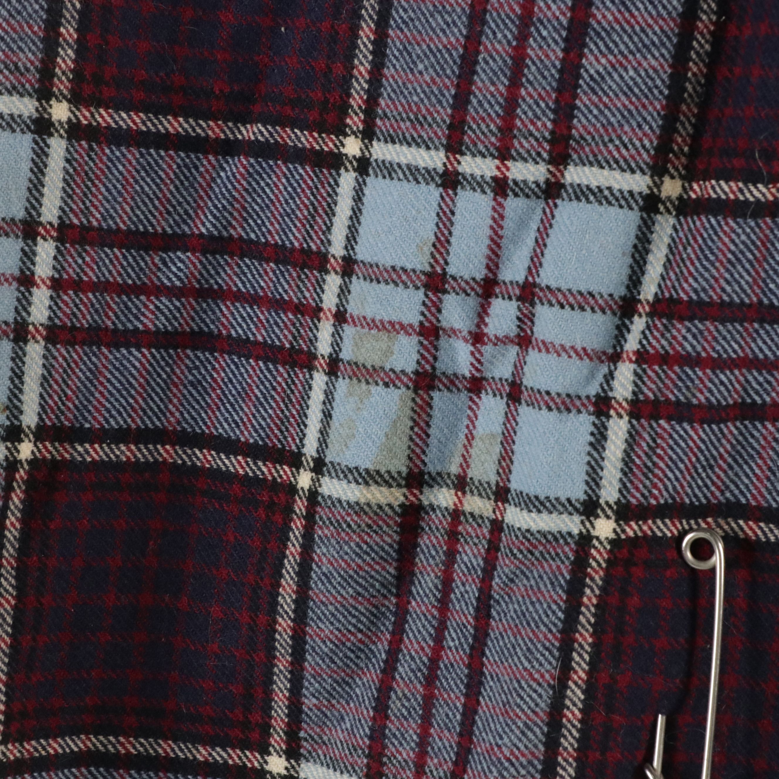 Laird-Portch of Scotland Vintage Colorful Tartan Wool Pleated Skirts