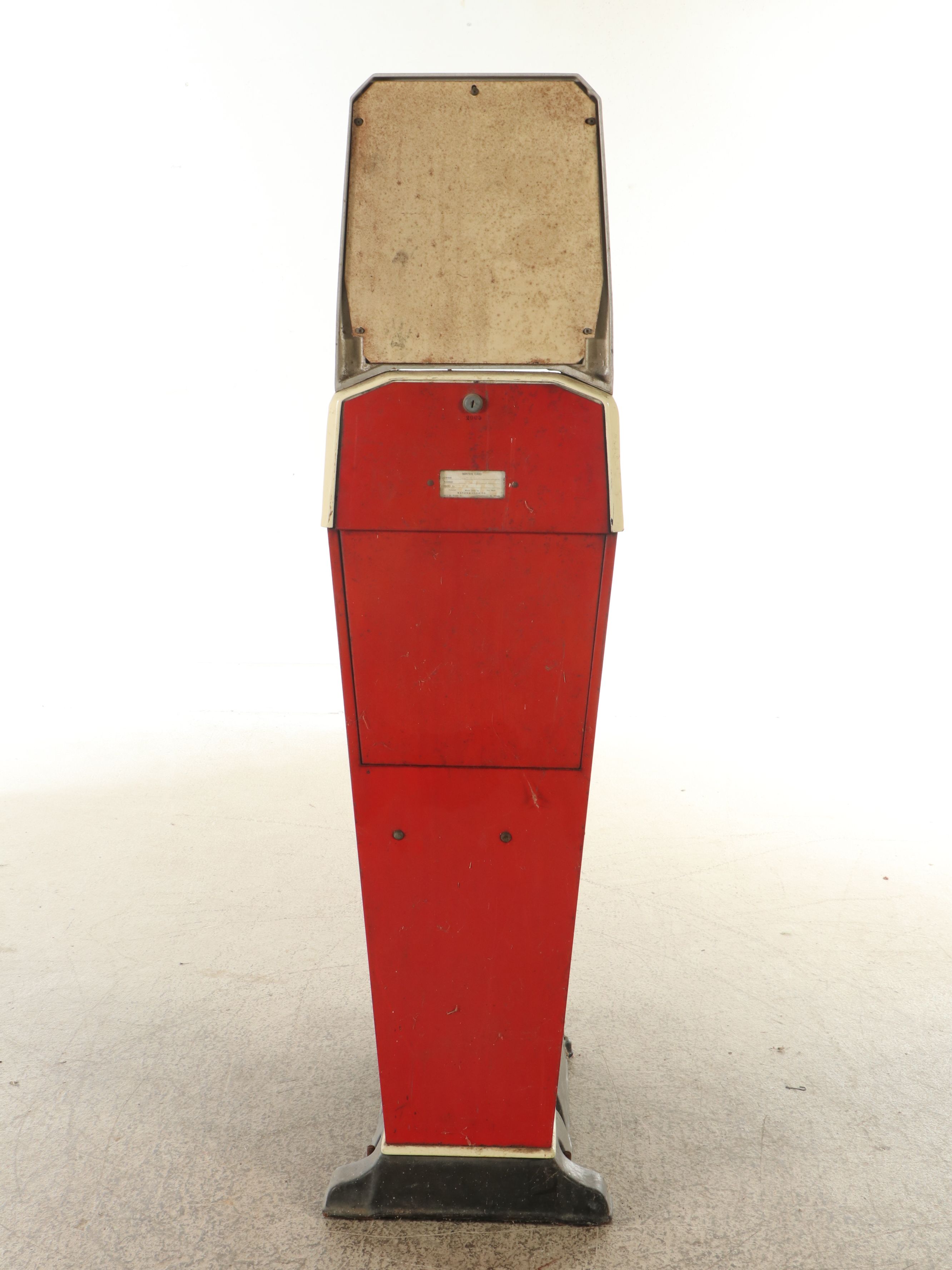 Watling "How Much Do You Weigh" Fortune Telling Scale, Mid-20th Century