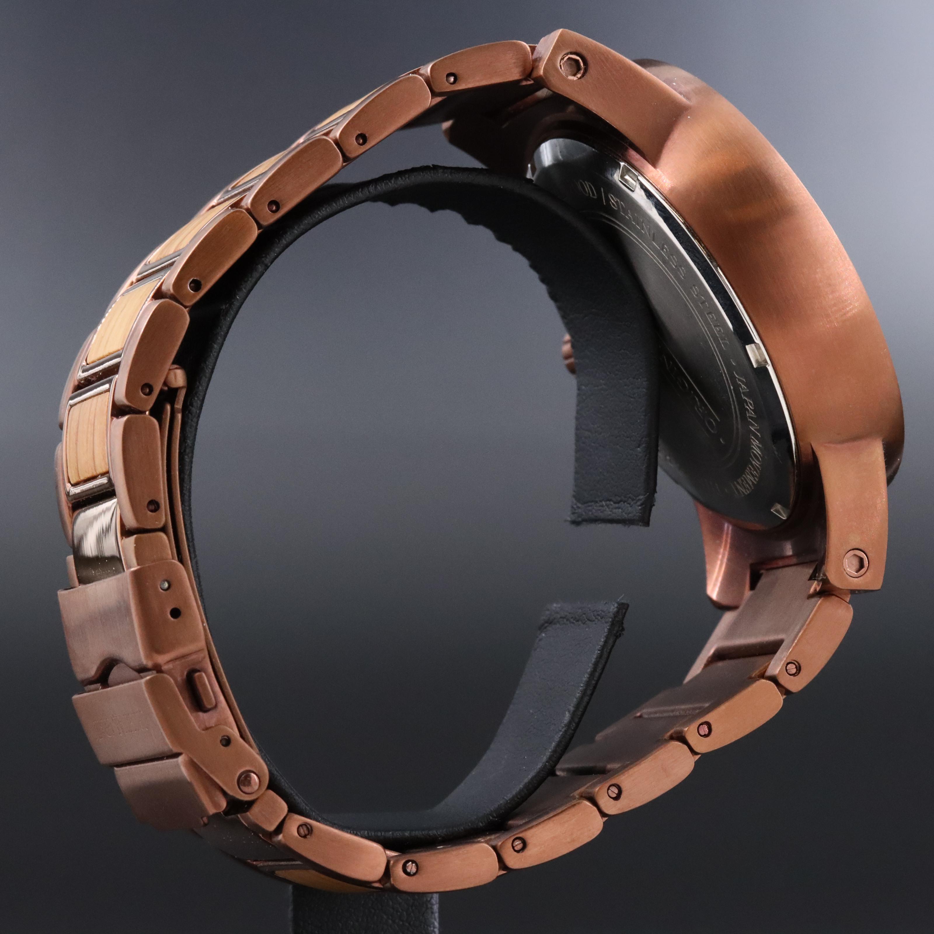 Original Grain American Oak Bourbon Barrel Wood Watch