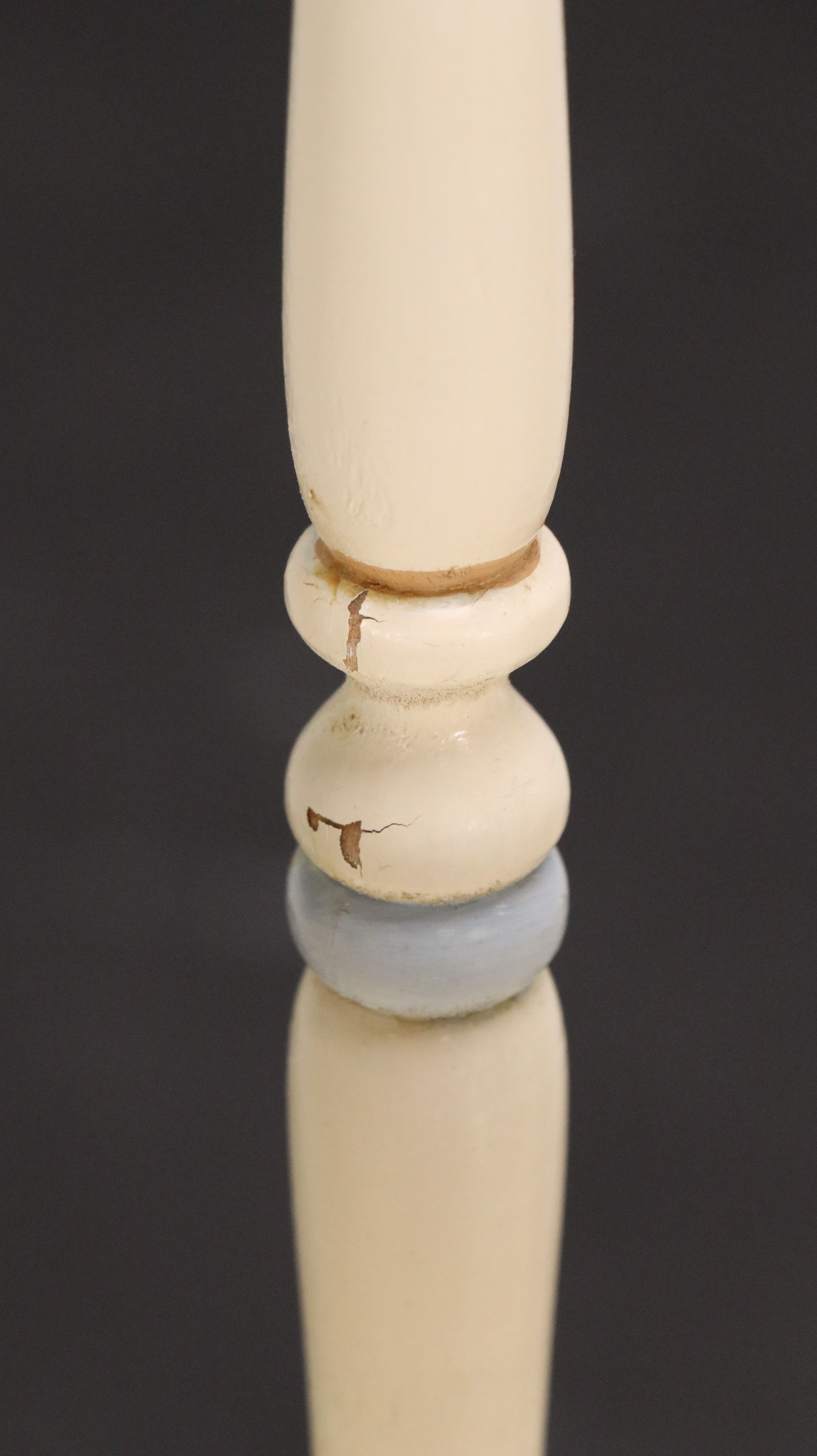 Beatrix Potter Style Paint-Decorated Wood Highchair