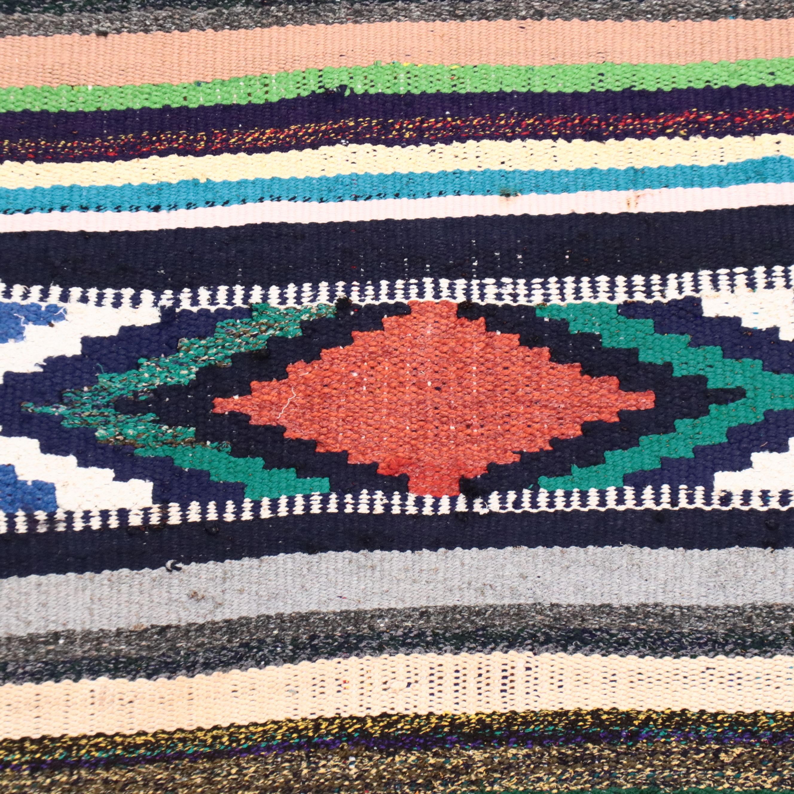 2'9 x 9'4 Handwoven Afghan Kilim Carpet Runner