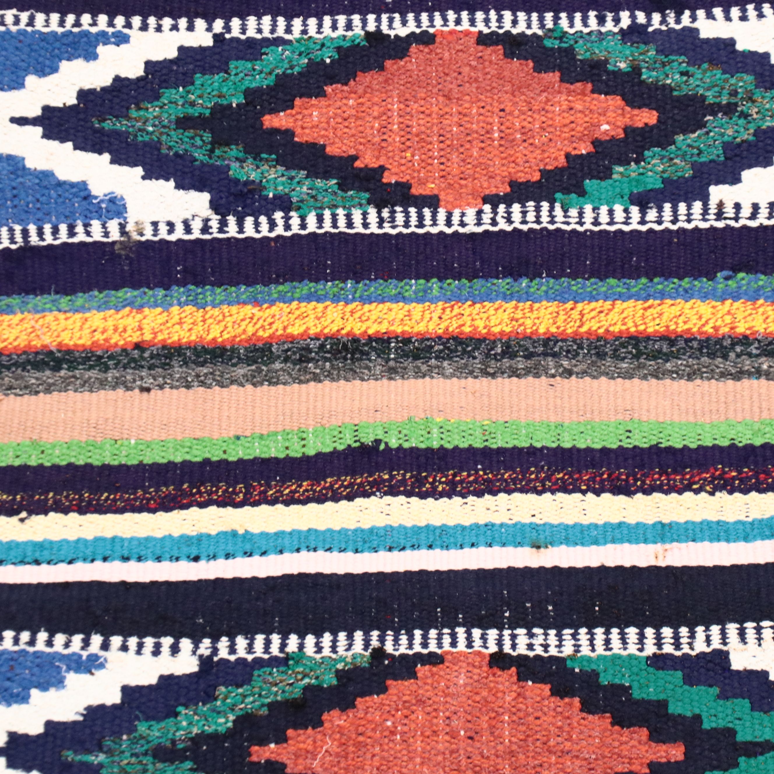 2'9 x 9'4 Handwoven Afghan Kilim Carpet Runner