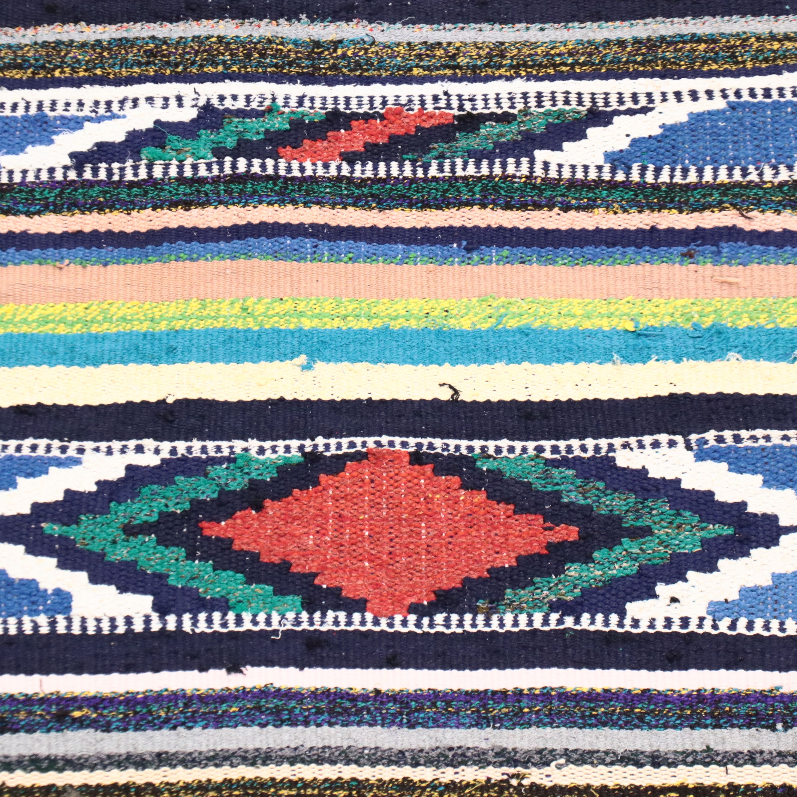 2'9 x 9'4 Handwoven Afghan Kilim Carpet Runner