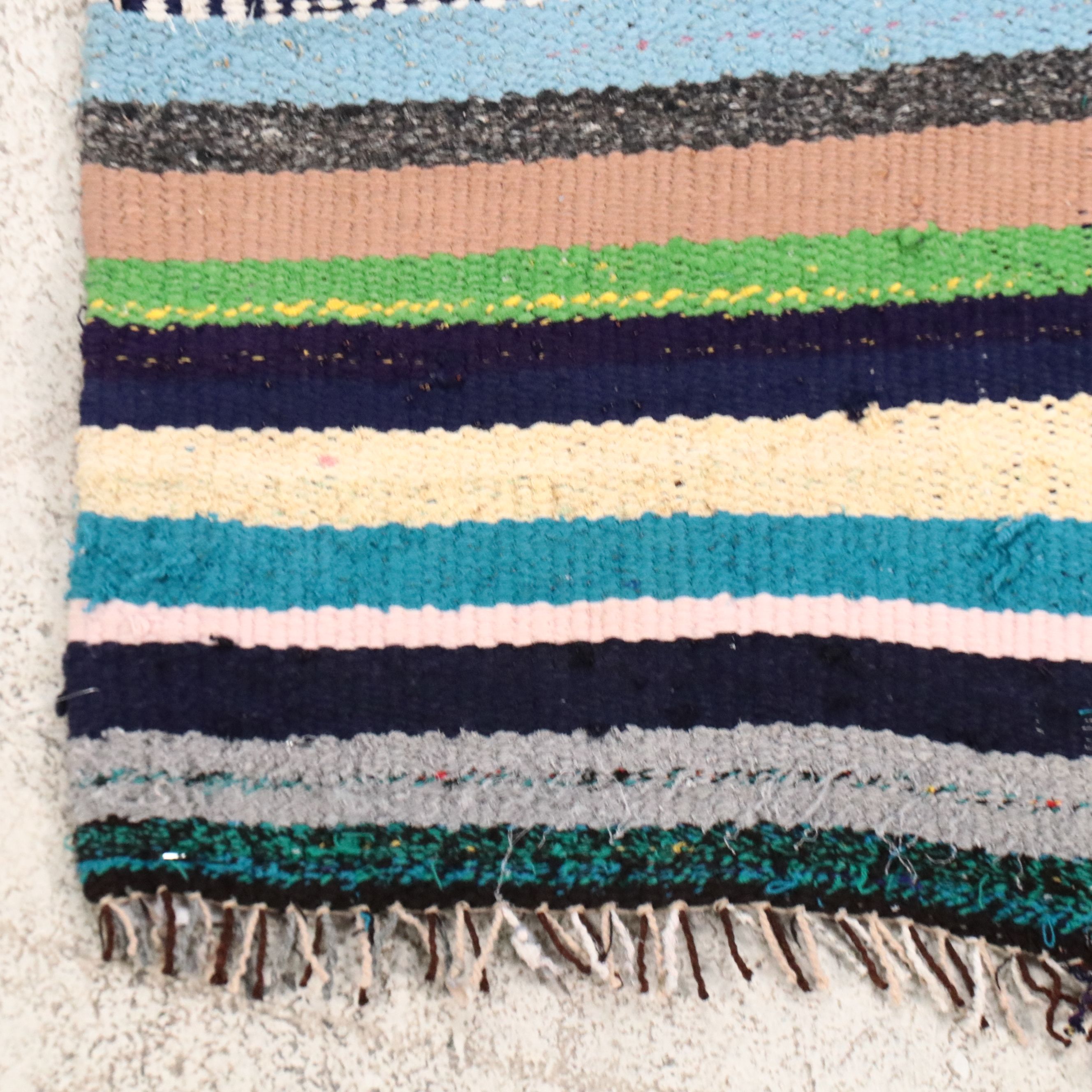 2'9 x 9'4 Handwoven Afghan Kilim Carpet Runner