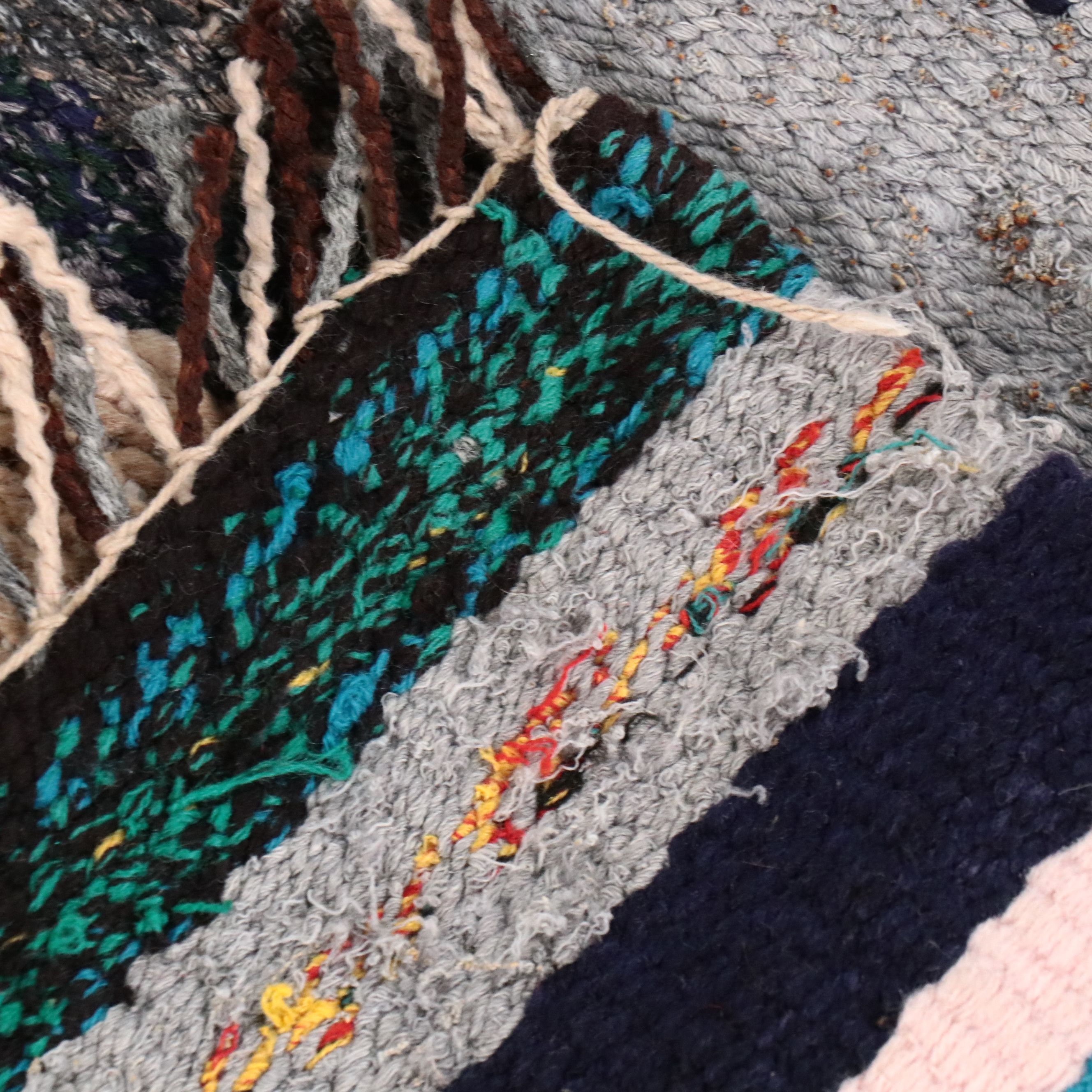 2'9 x 9'4 Handwoven Afghan Kilim Carpet Runner