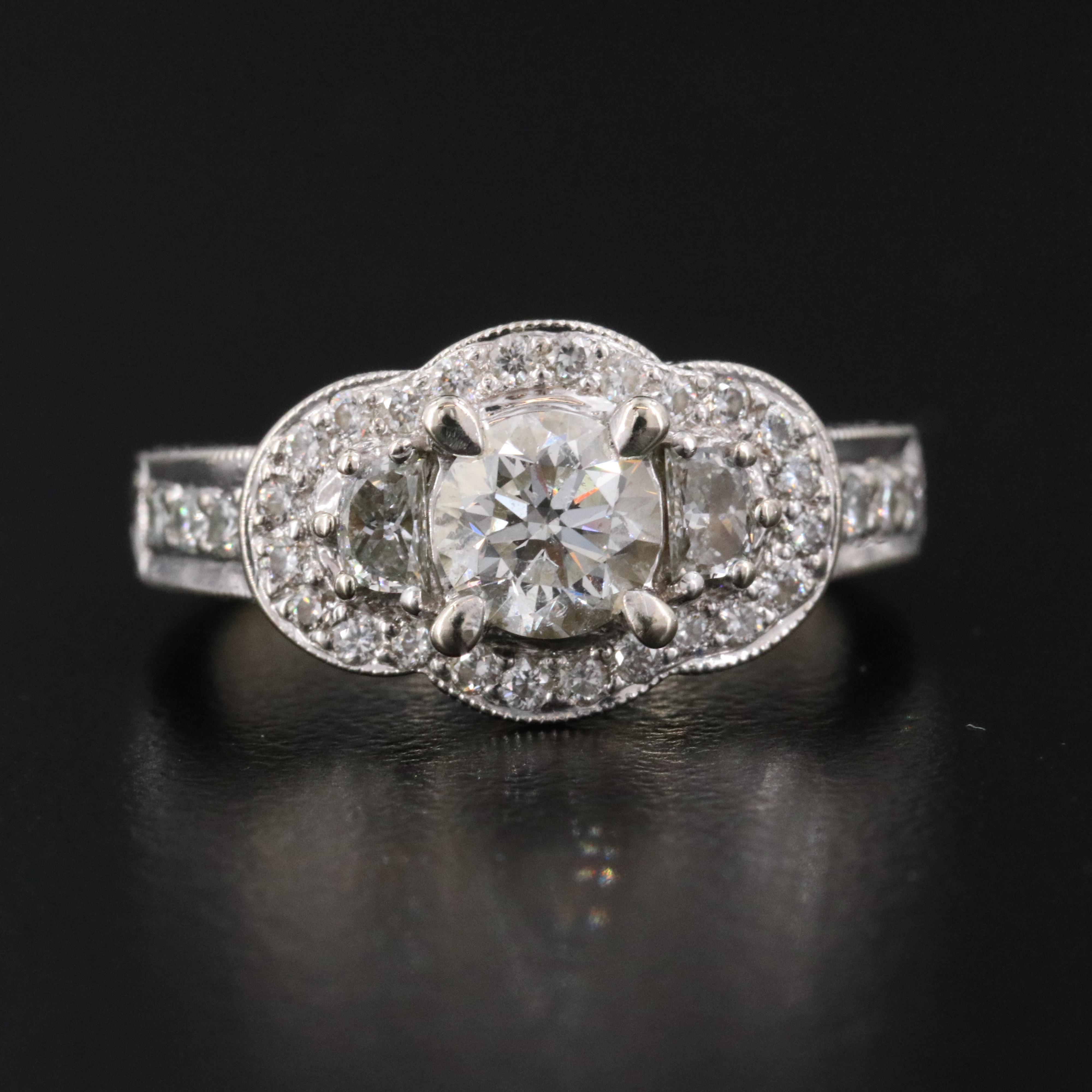 14K 1.17 CTW Diamond Ring