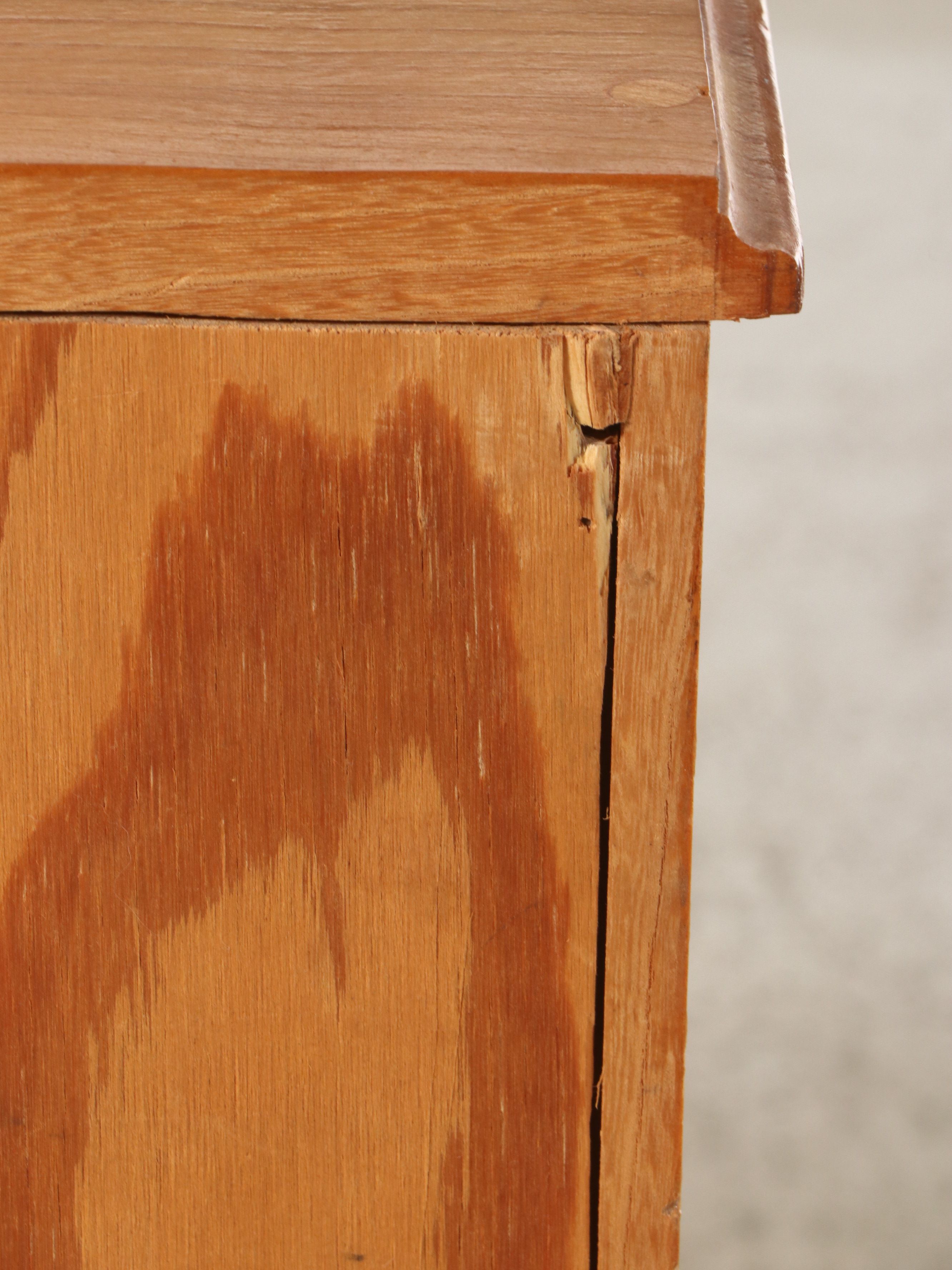 Modern Farmhouse Style Pine Small Cabinet