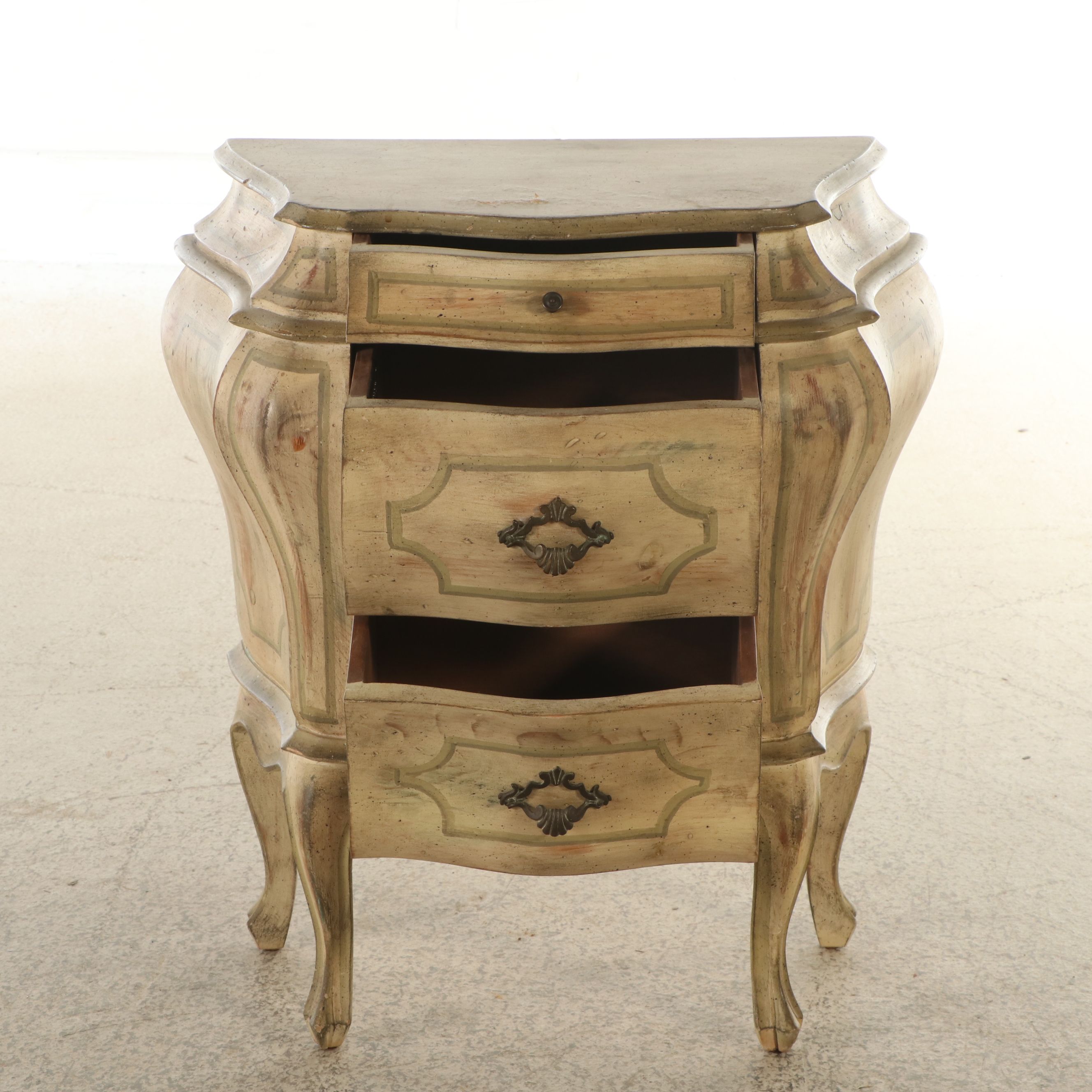 Wellington Hall Decorated Bombe Chest