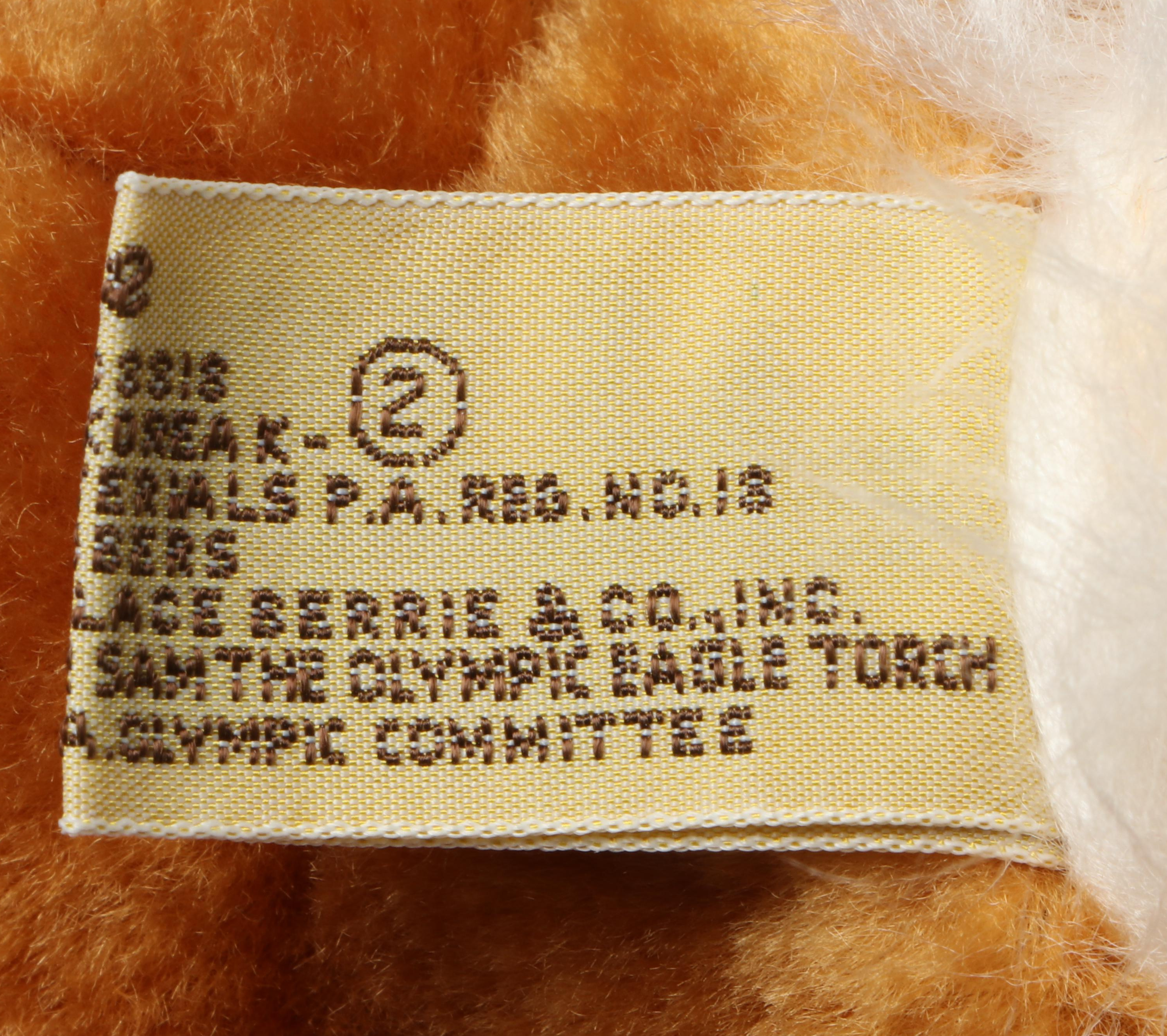 Steiff "Uncle Sam" Felt Wood Doll with Applause "Sam The Olympic Eagle" Doll