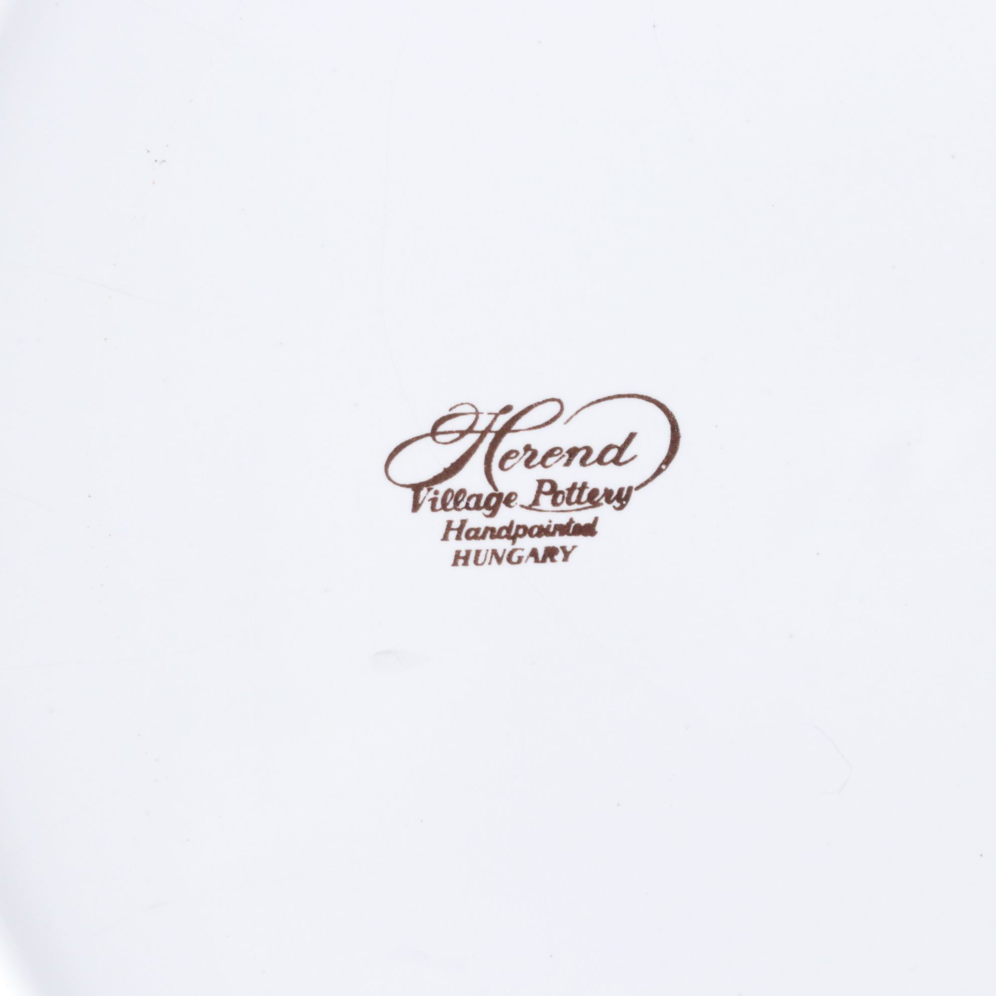 Herend Hand-Painted Leaf and Vine Dinnerware