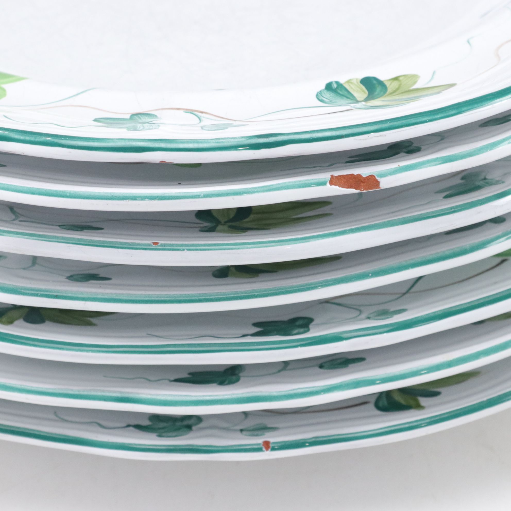 Herend Hand-Painted Leaf and Vine Dinnerware