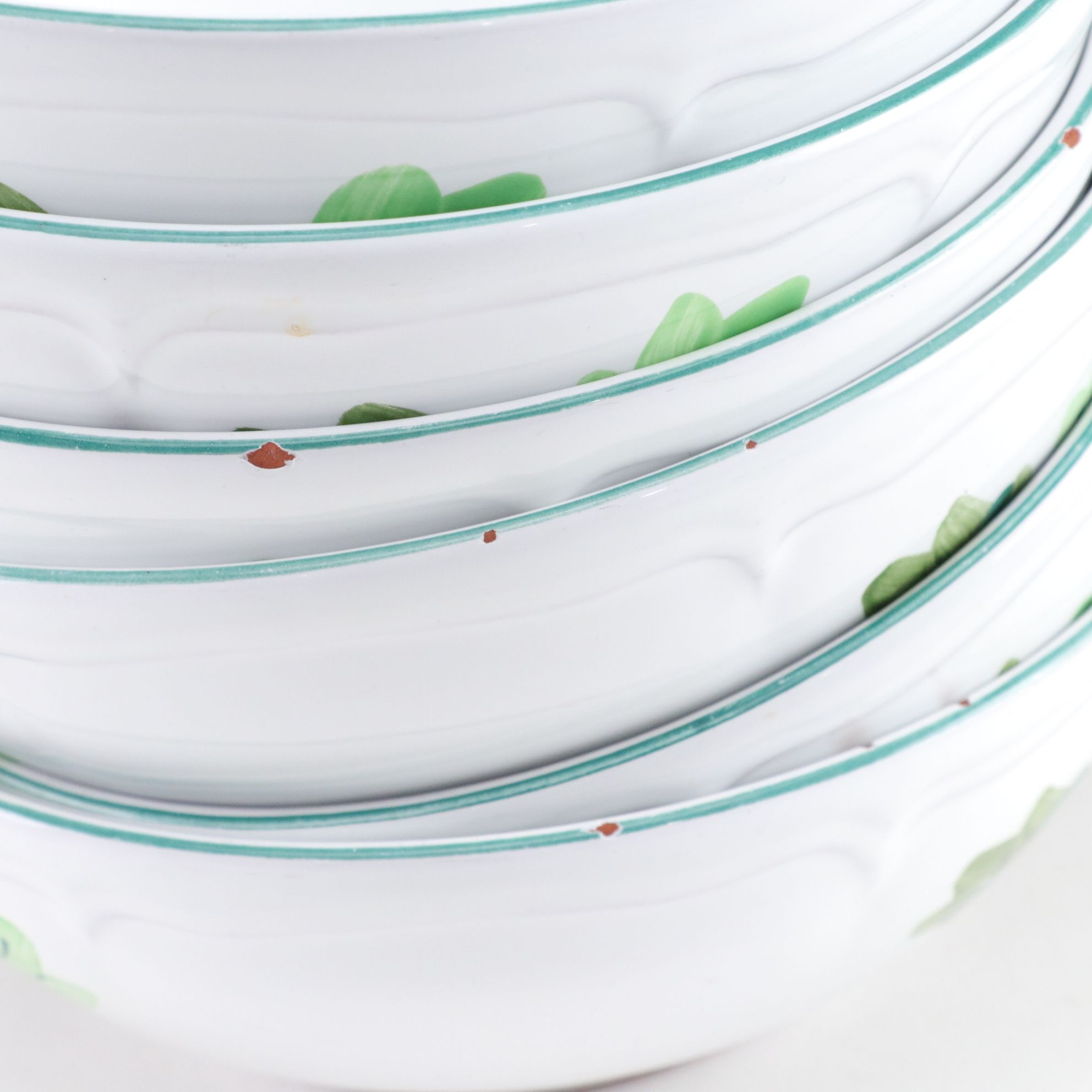 Herend Hand-Painted Leaf and Vine Dinnerware