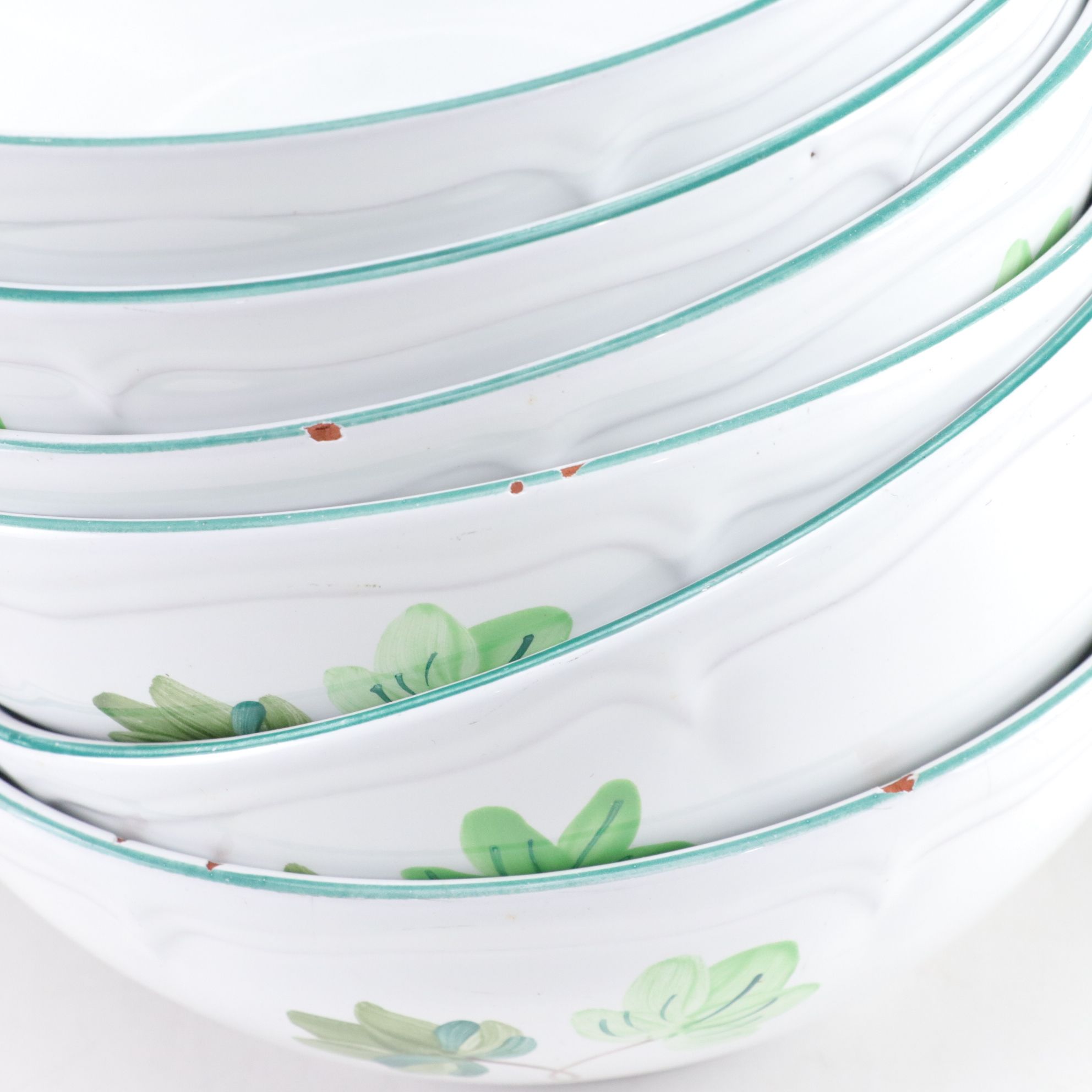 Herend Hand-Painted Leaf and Vine Dinnerware