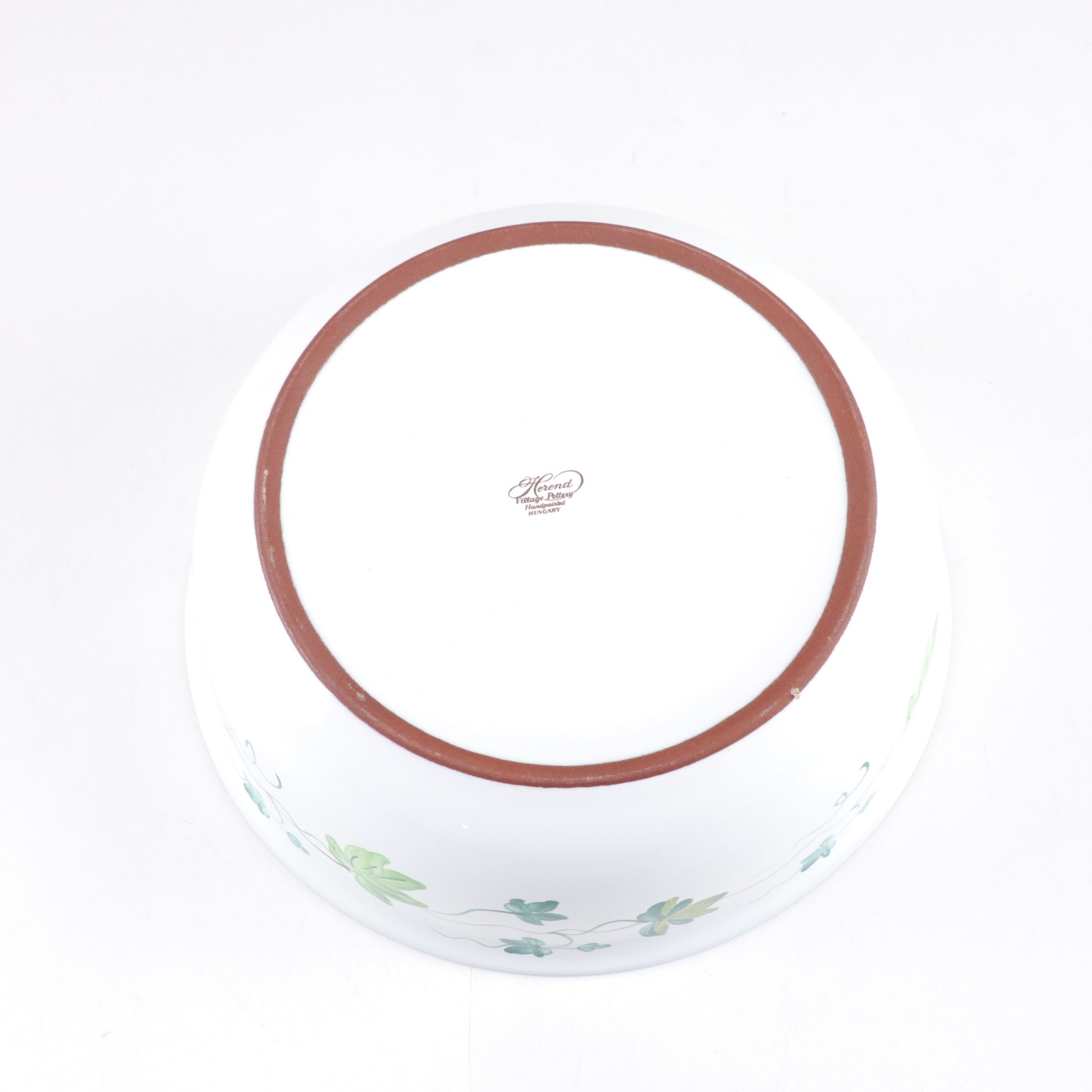 Herend Hand-Painted Leaf and Vine Dinnerware