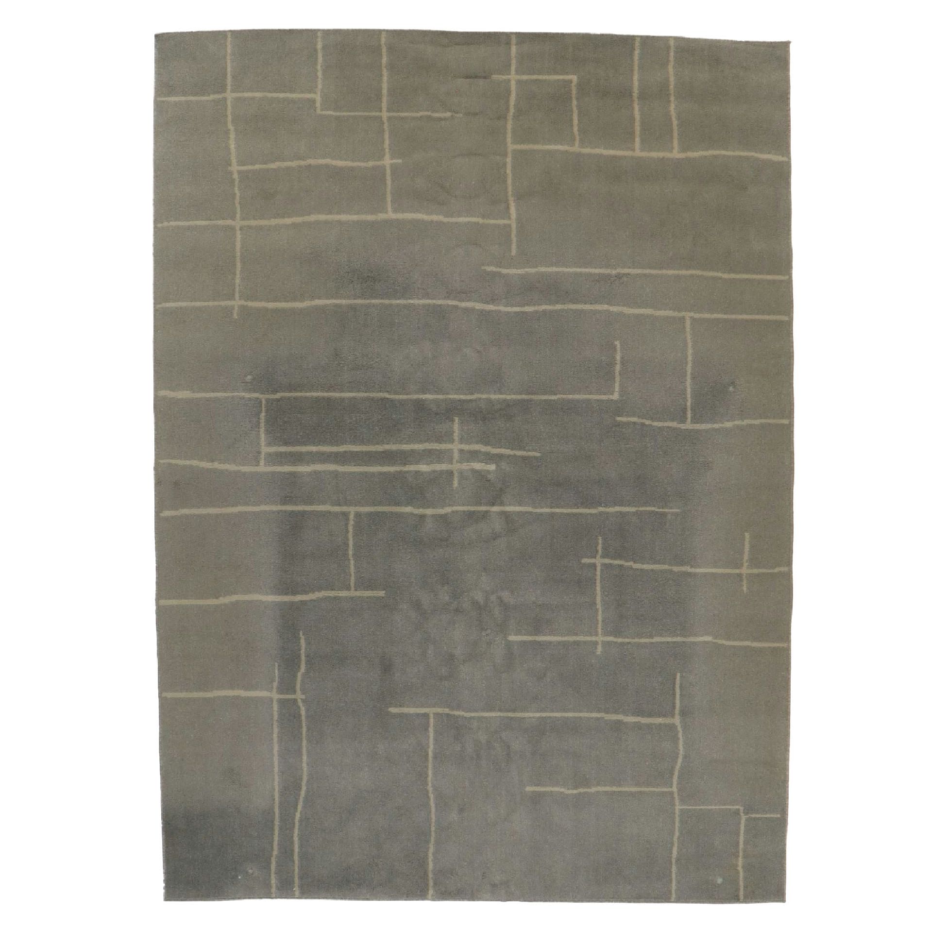 8'8 x 12' Machine Made Nuloom "Manor" Contemporary Room Sized Rug