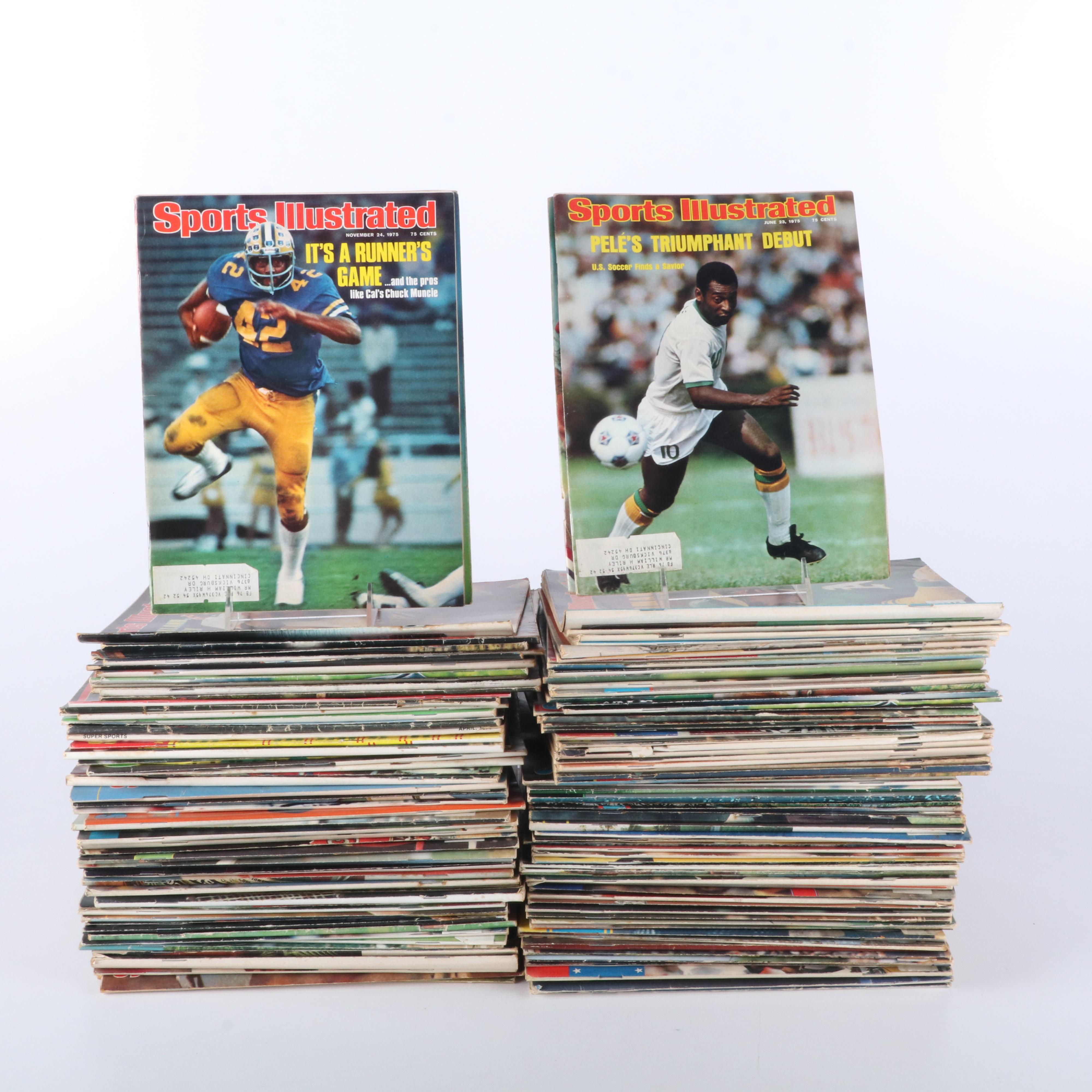 Large Group of Vintage Sports Illustrated, Golf, Sport, and Other Magazines, 197