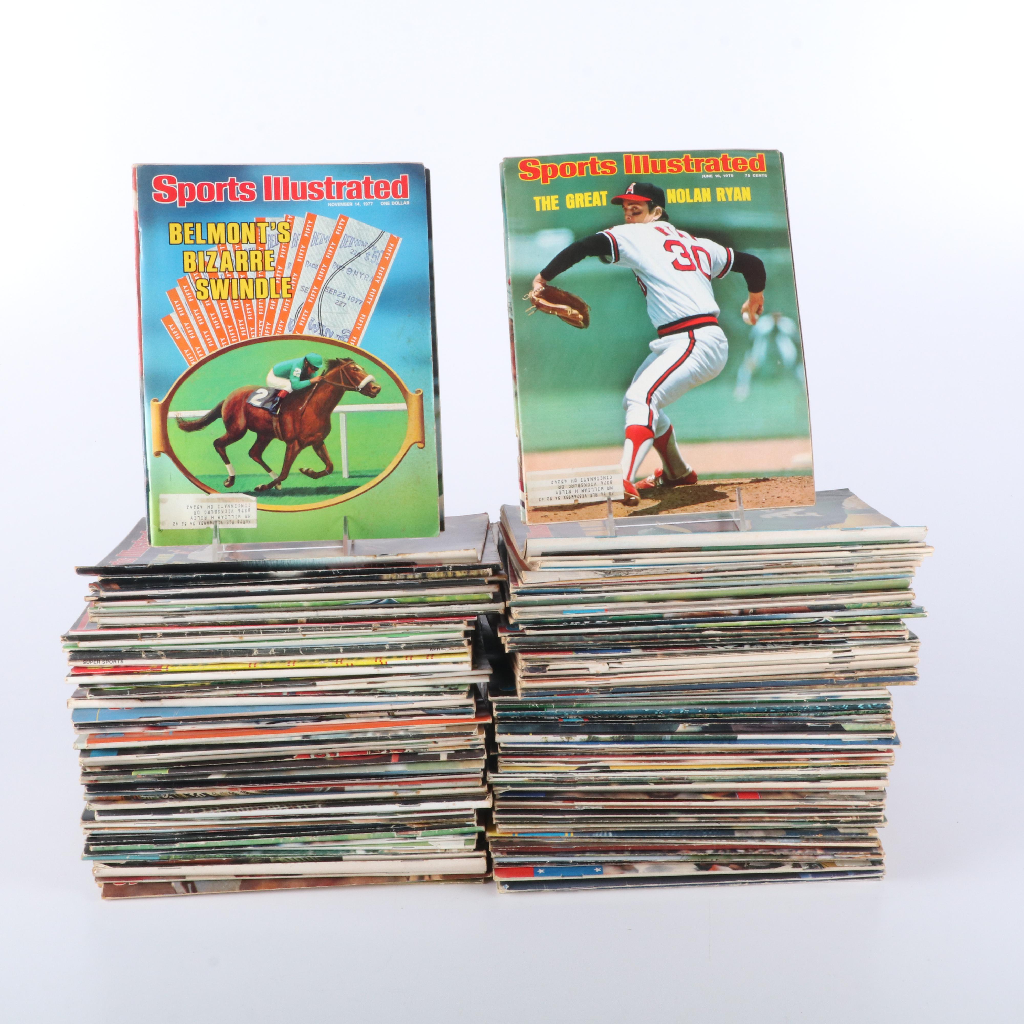 Large Group of Vintage Sports Illustrated, Golf, Sport, and Other Magazines, 197