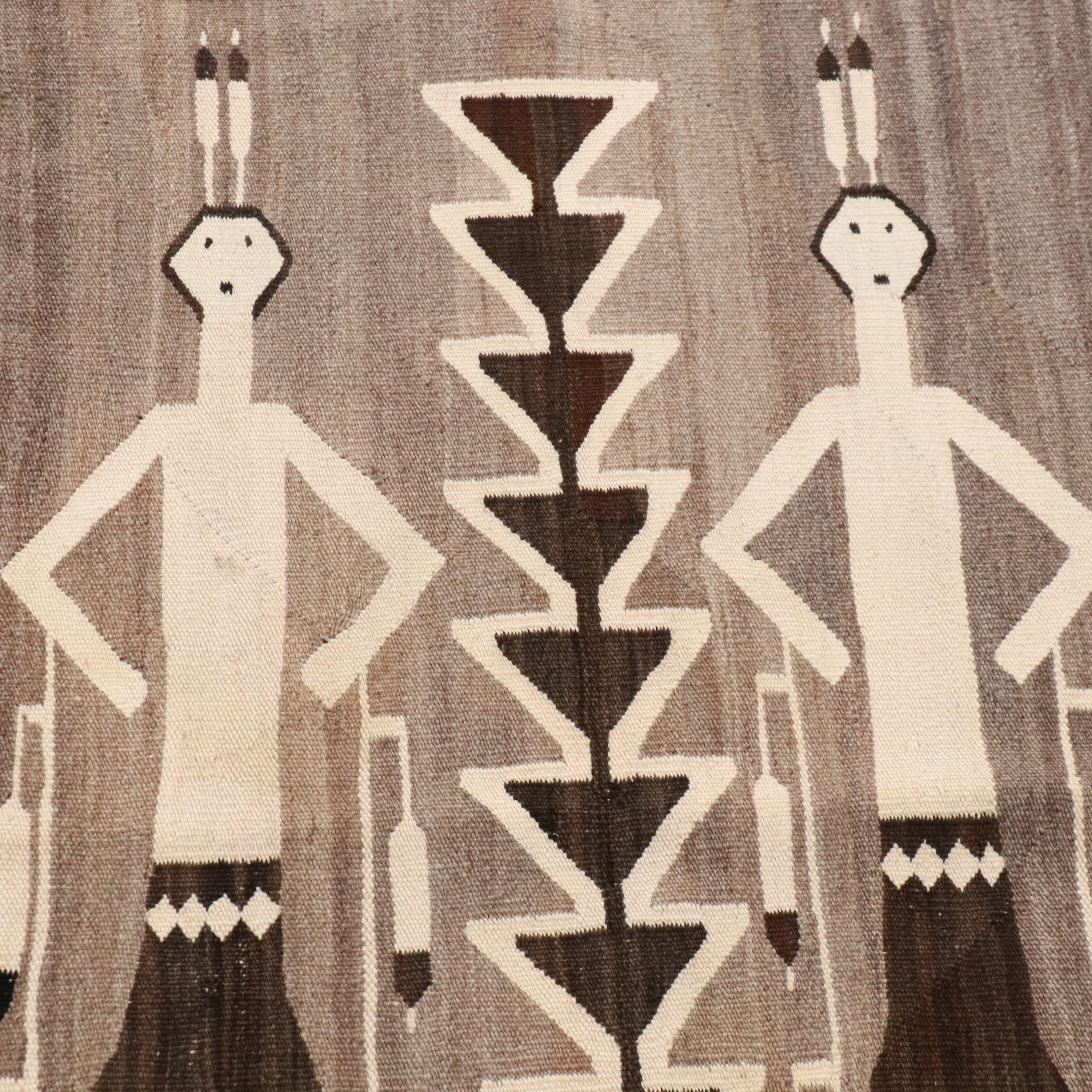 Two Handwoven Navajo Accent Rugs