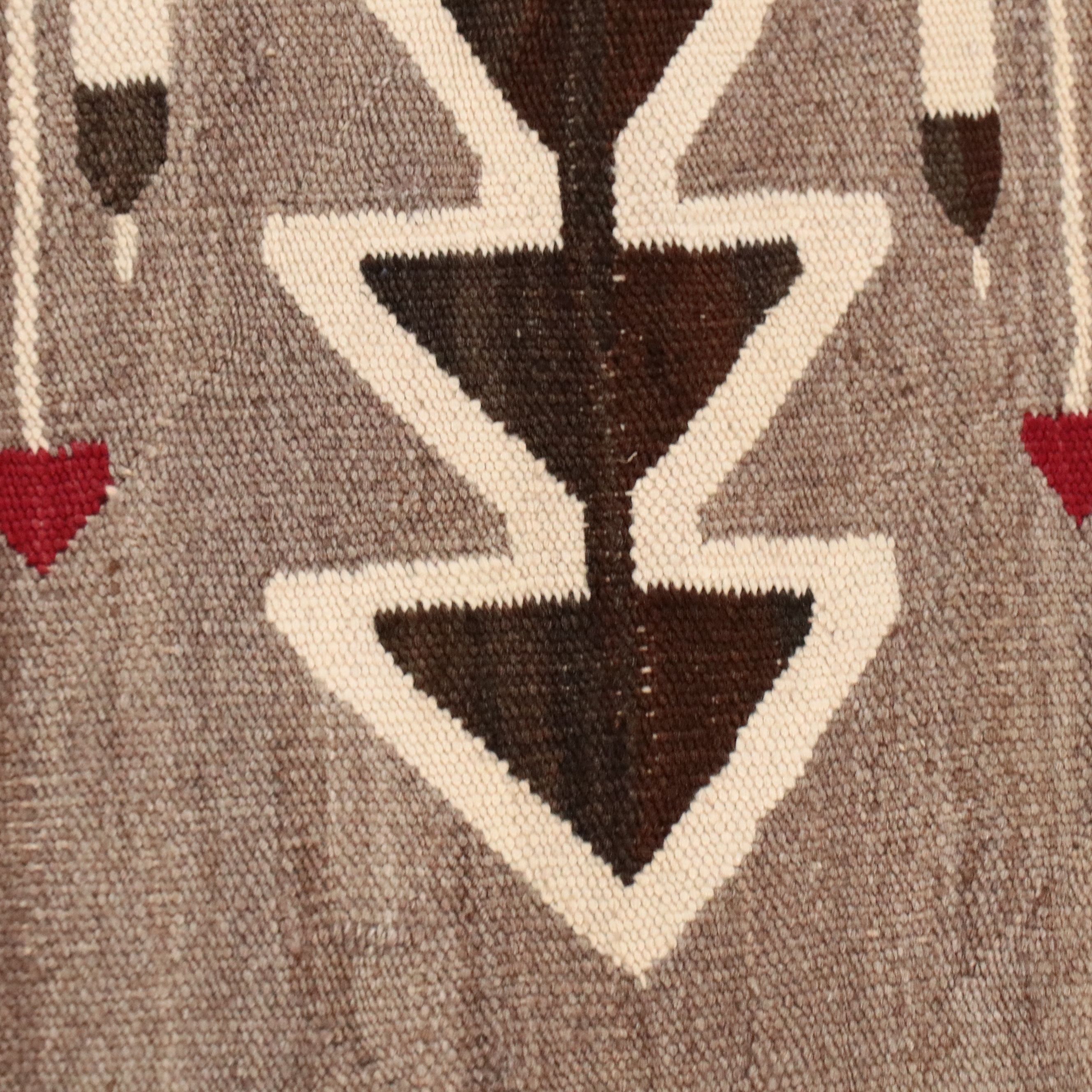 Two Handwoven Navajo Accent Rugs