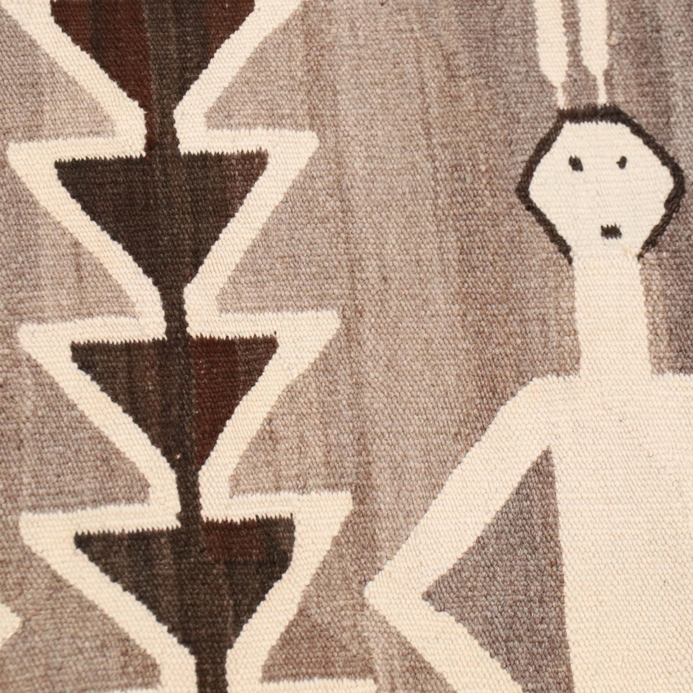 Two Handwoven Navajo Accent Rugs