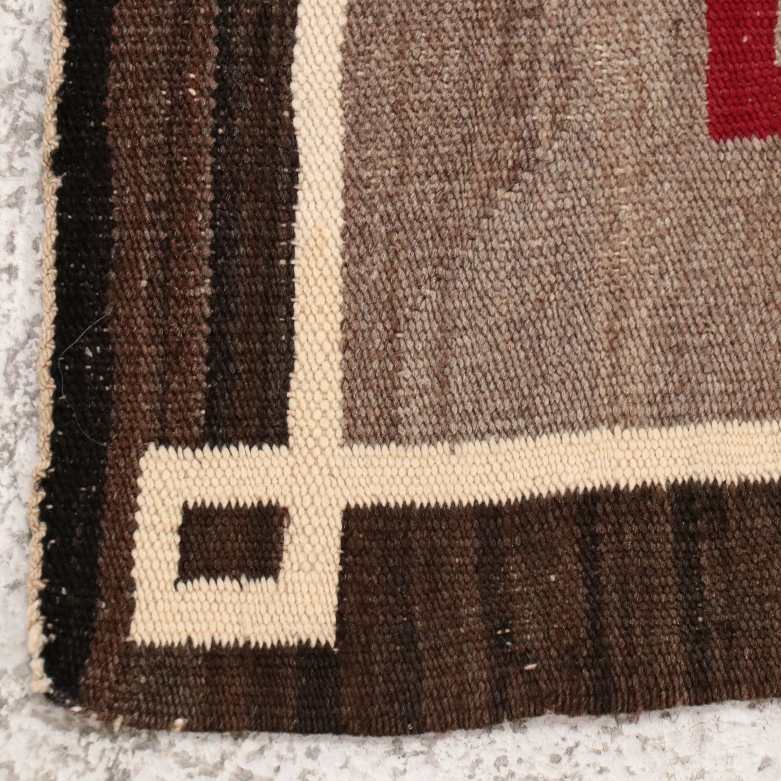 Two Handwoven Navajo Accent Rugs