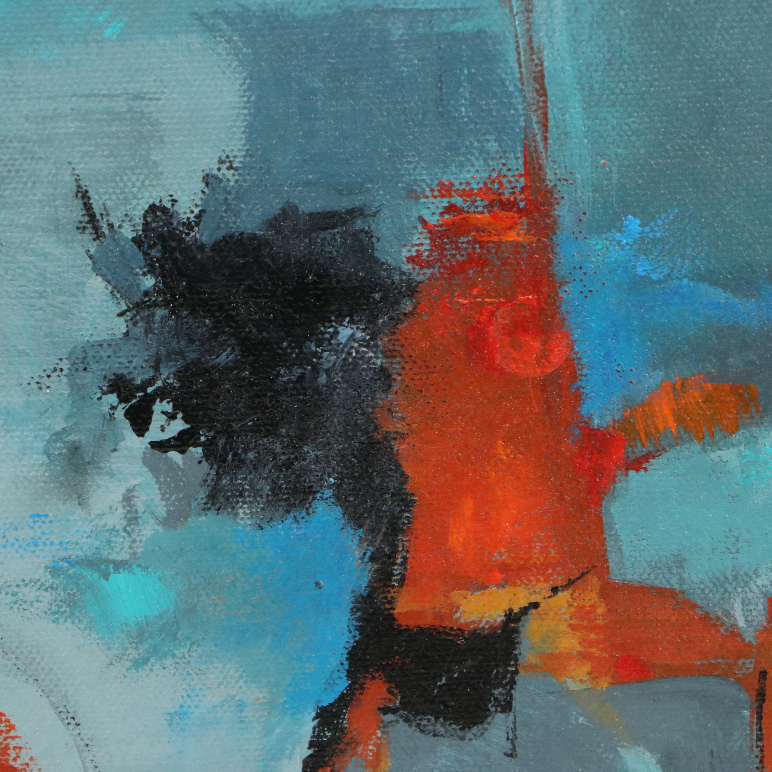 Eugene DeSmith Abstract Acrylic Painting, 2022