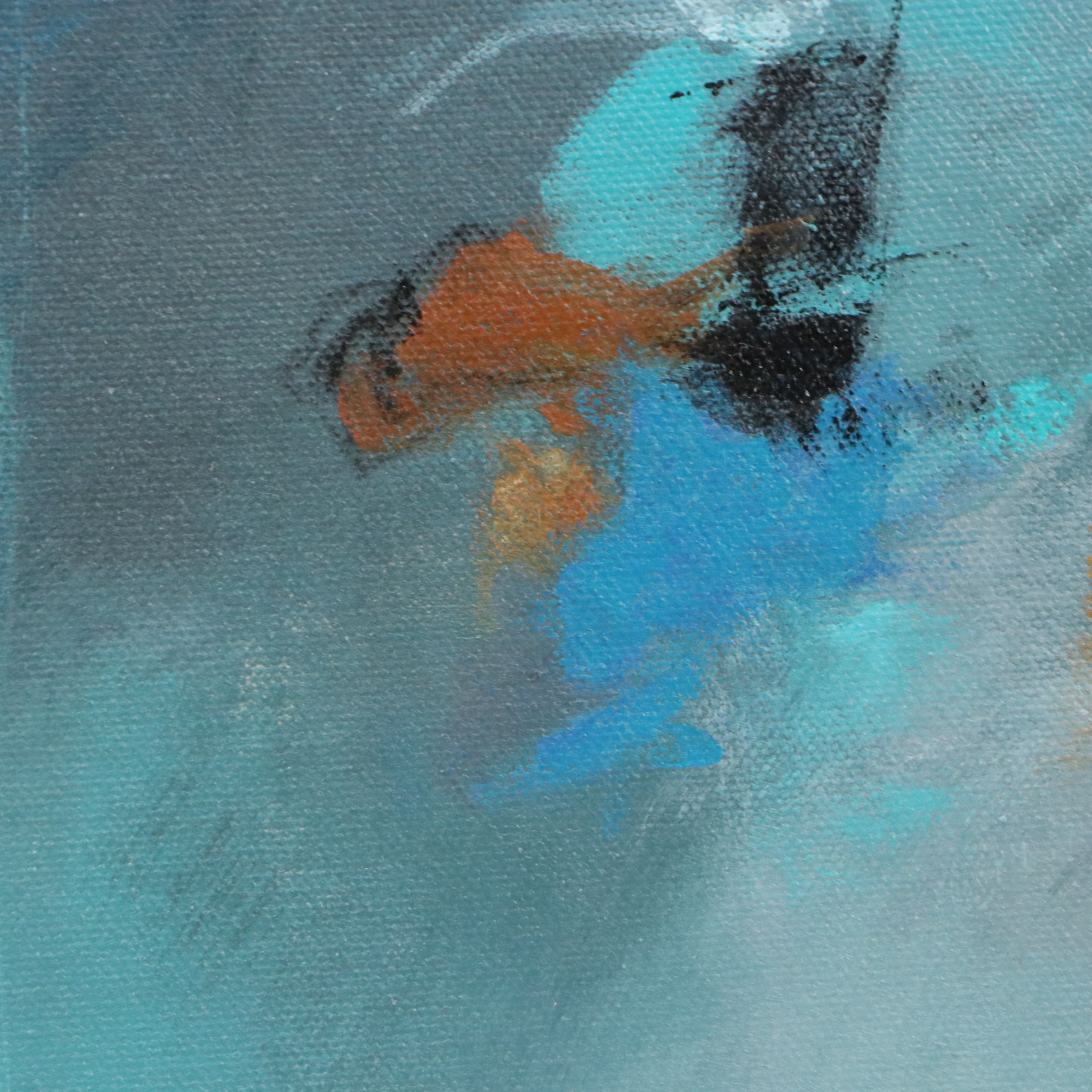 Eugene DeSmith Abstract Acrylic Painting, 2022