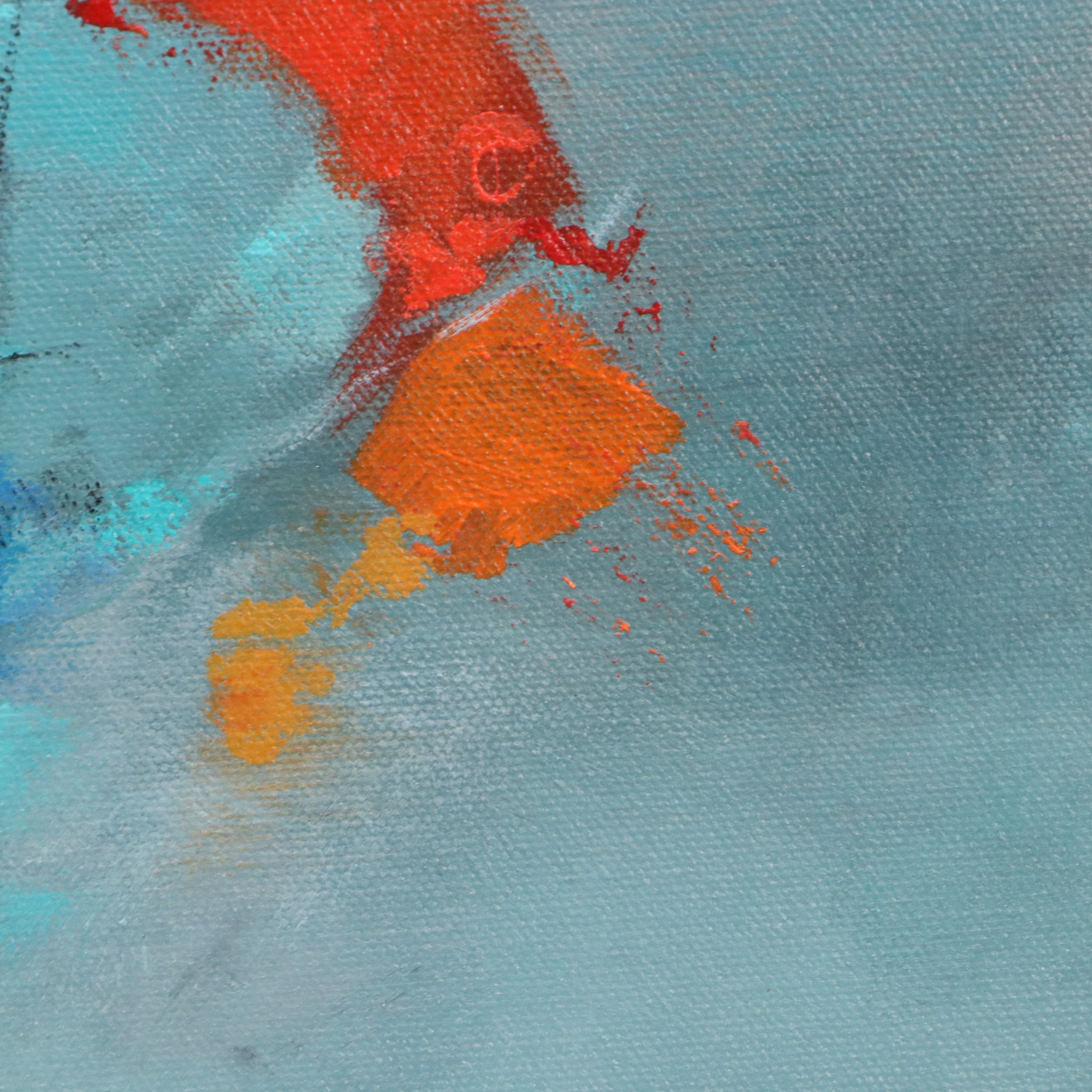 Eugene DeSmith Abstract Acrylic Painting, 2022