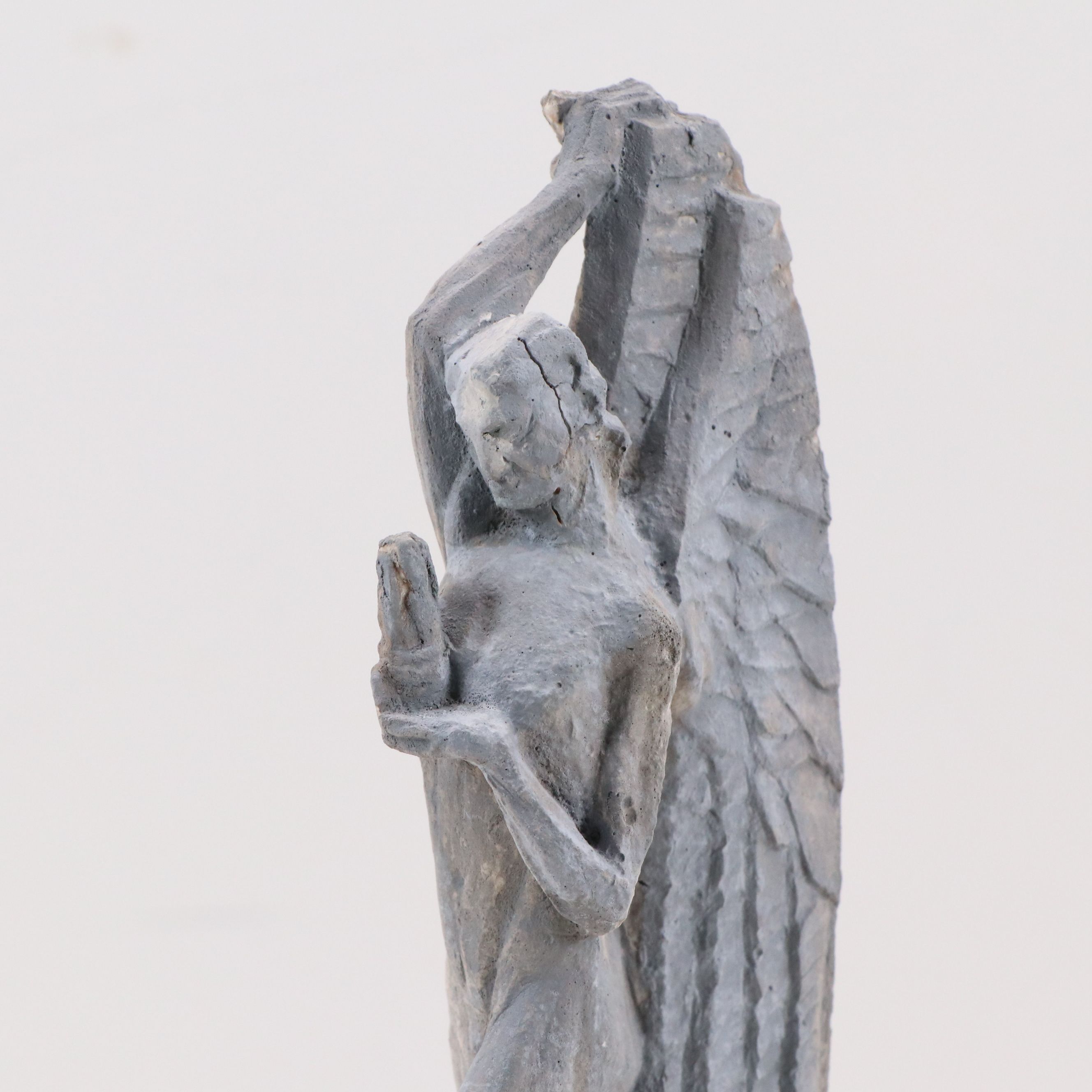 Ivan Meštrović Painted Plaster Model for Fountain, Circa 1940s