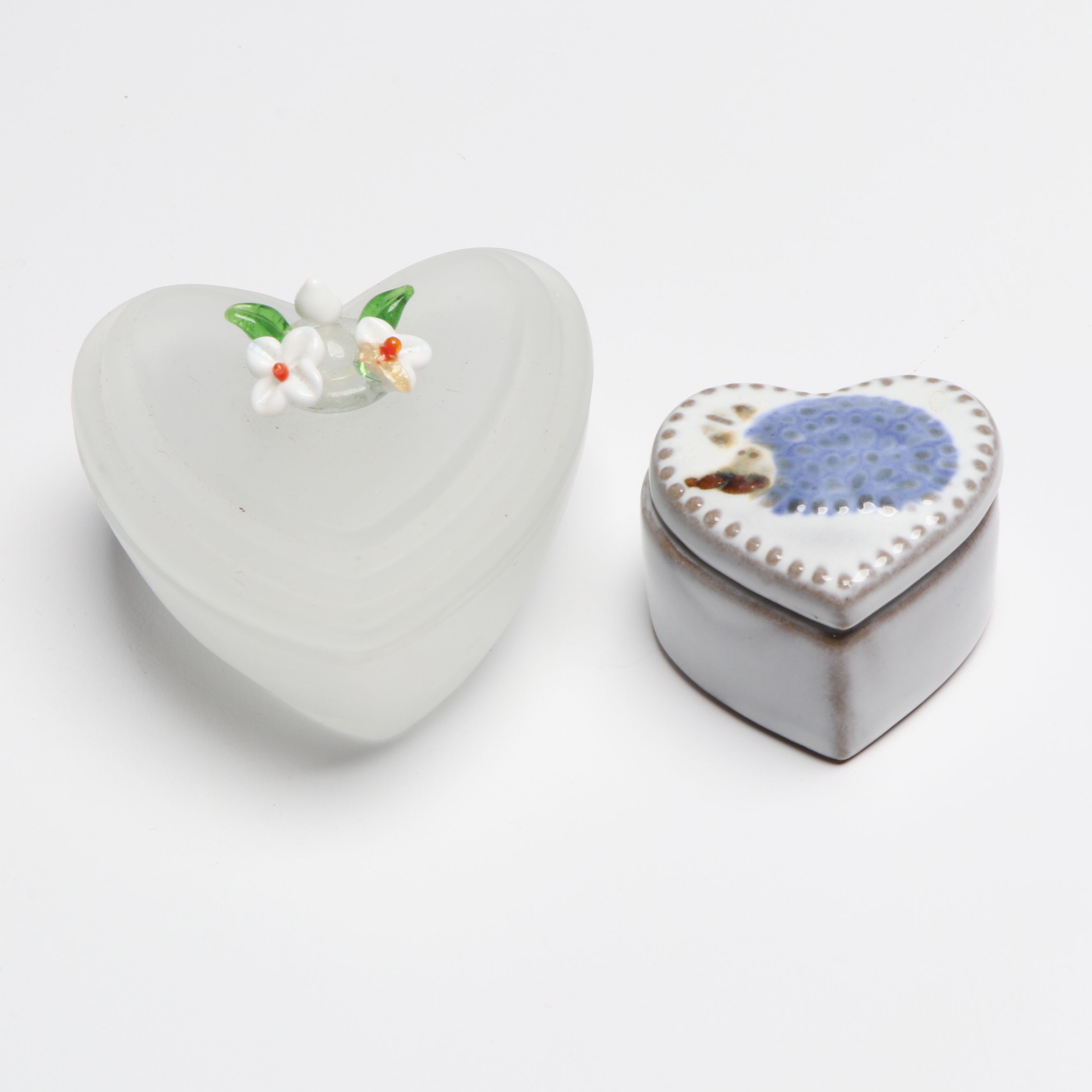Sigma Ceramic Miss Piggy with Other Heart-Shaped Boxes and Décor