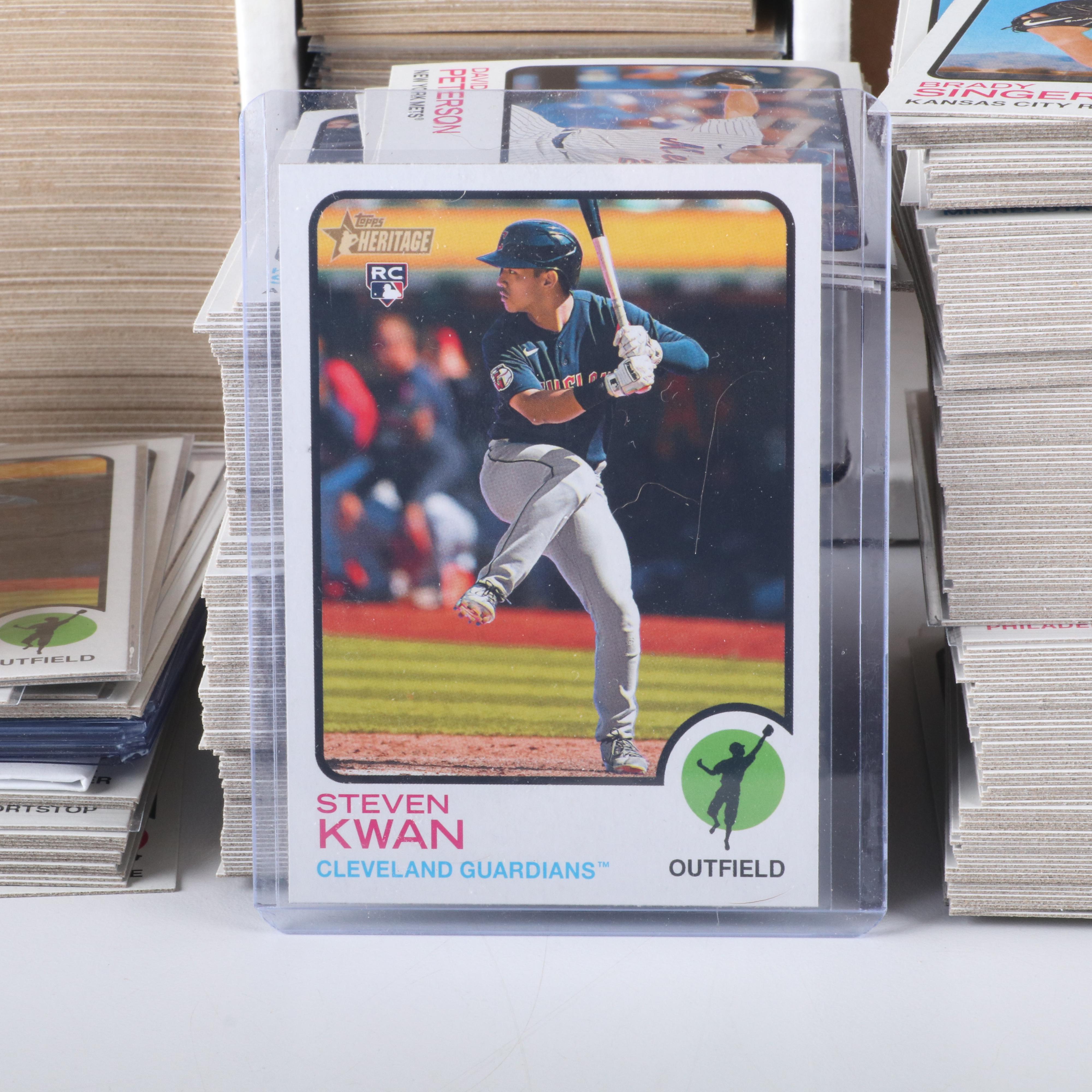 Two Boxes of 2007 and 2022 Topps Heritage Baseball Cards