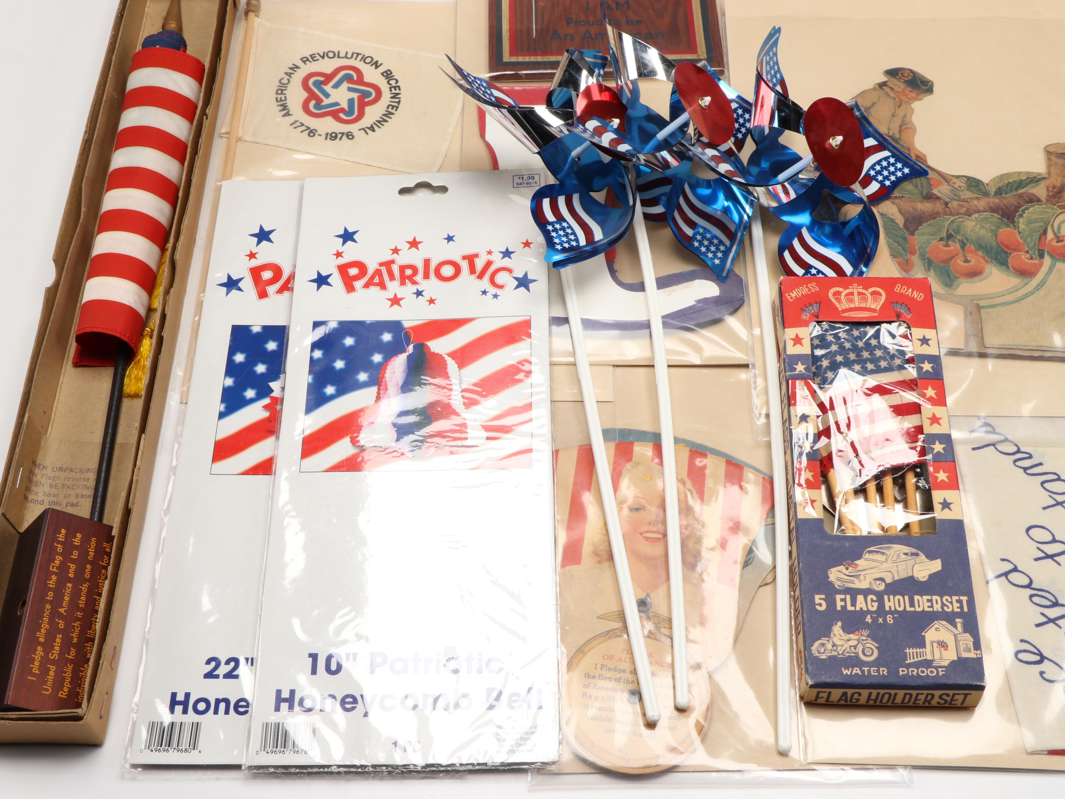 Valley Forge Flag Co. Pleated Fan Flags with More Fourth of July Décor