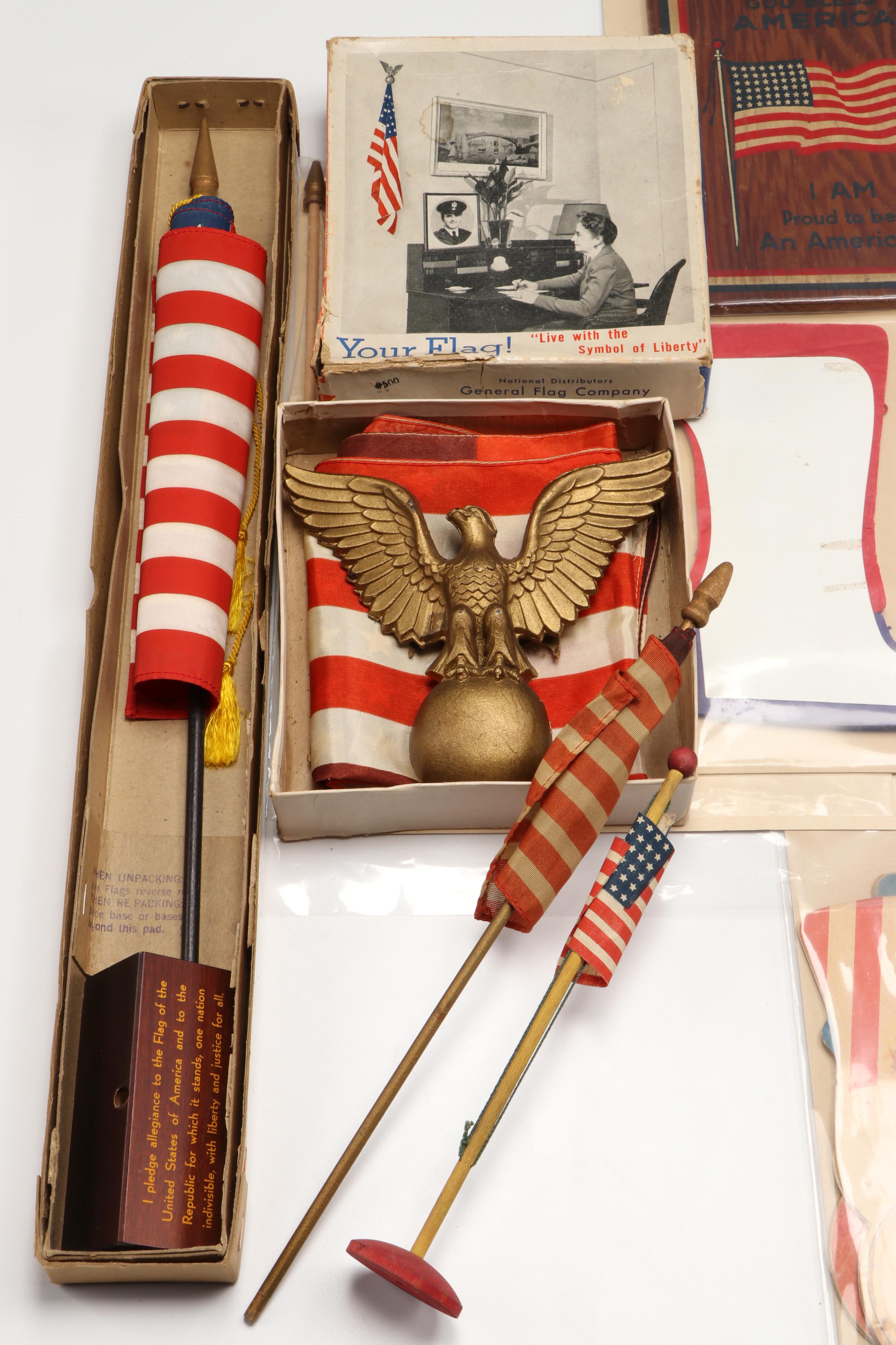 Valley Forge Flag Co. Pleated Fan Flags with More Fourth of July Décor