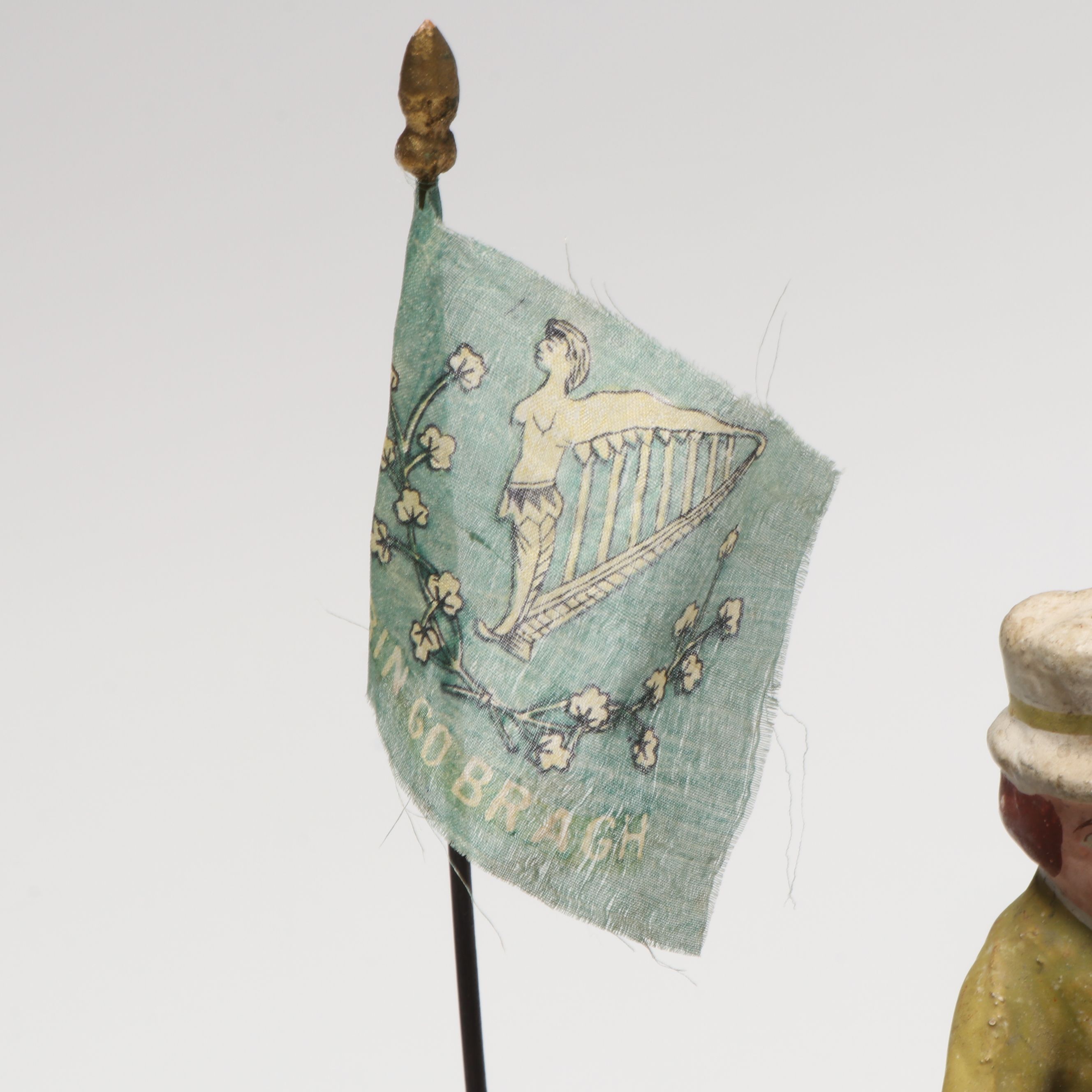 German with Other Papier-Mâché Saint Patrick's Day Candy Containers and Figures