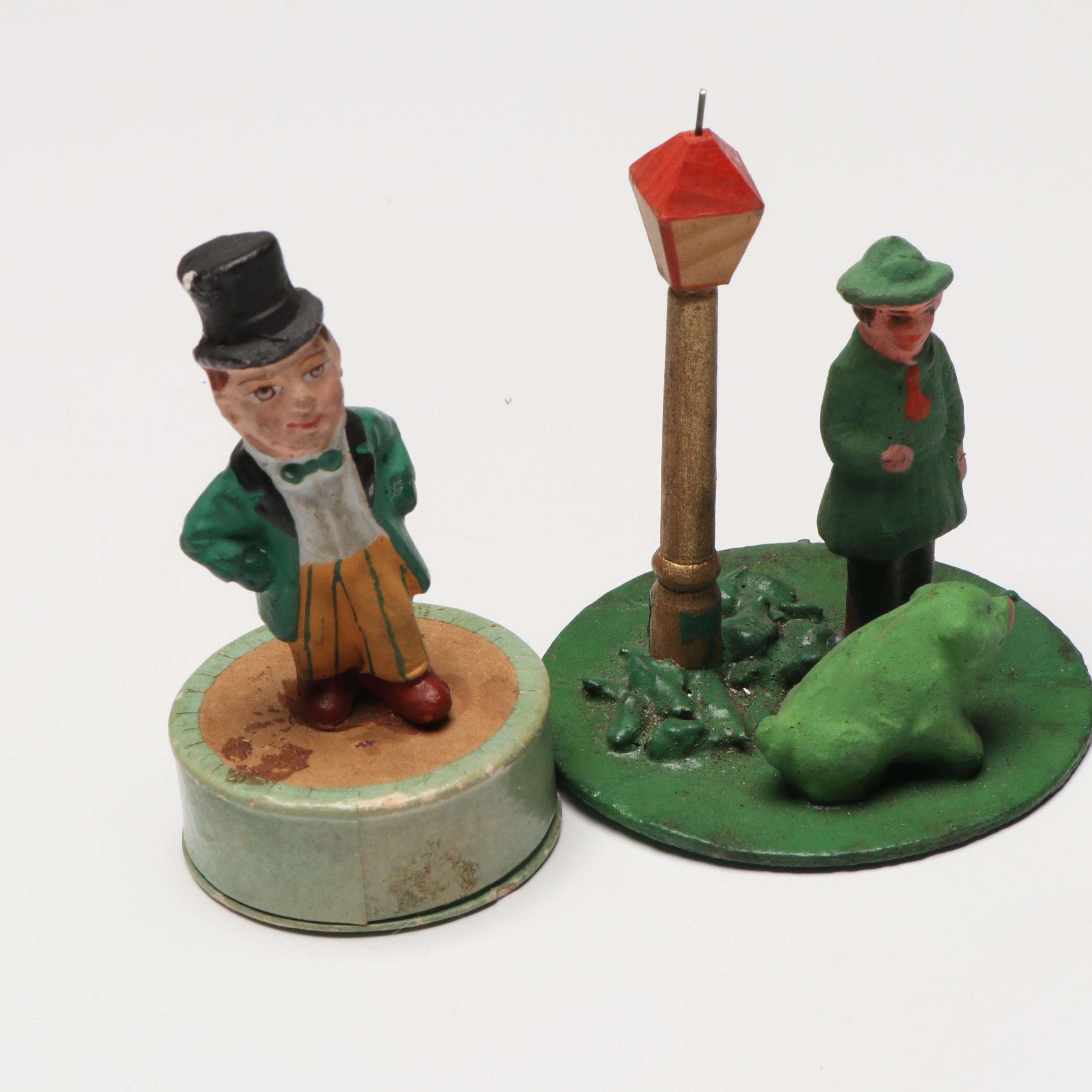 German with Other Papier-Mâché Saint Patrick's Day Candy Containers and Figures