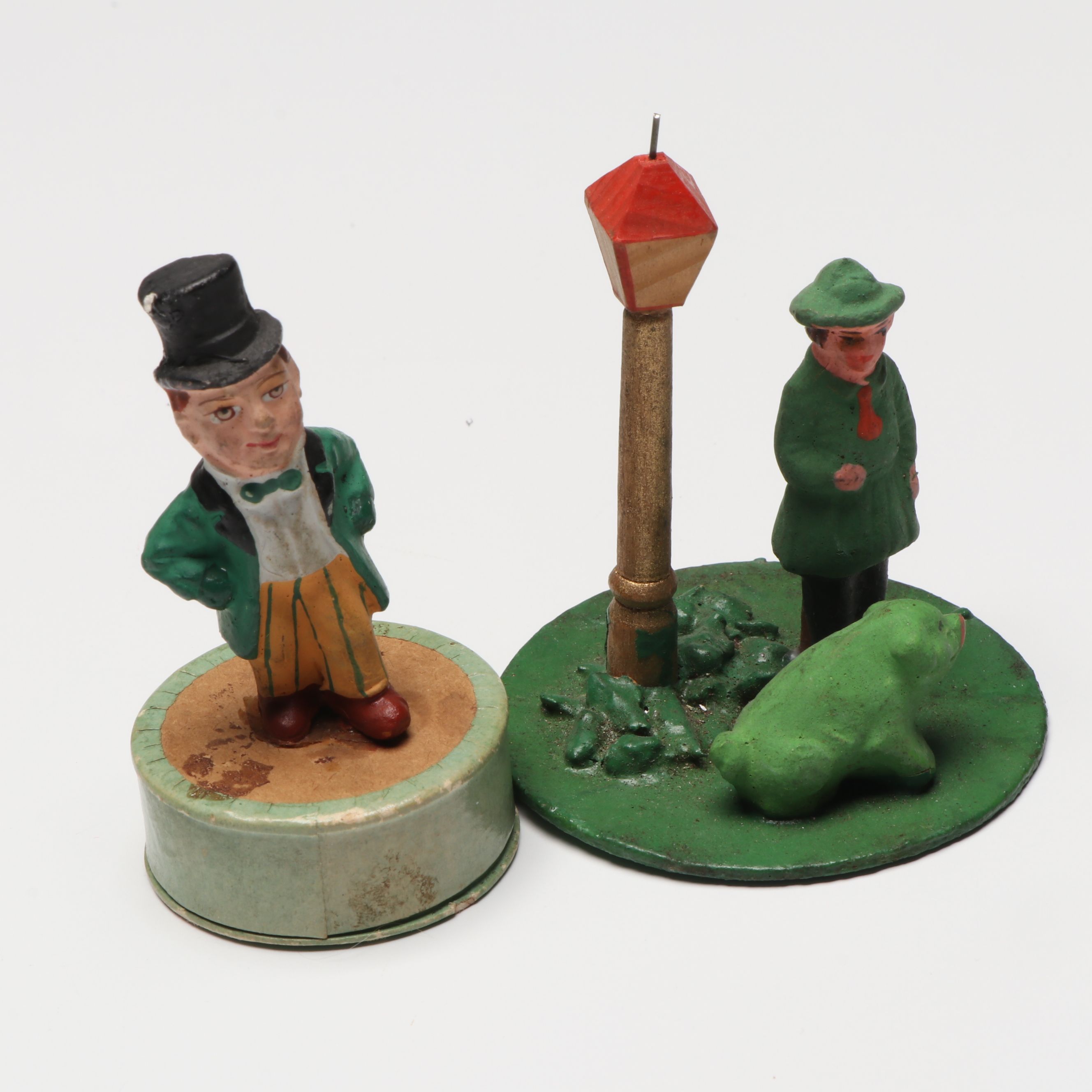 German with Other Papier-Mâché Saint Patrick's Day Candy Containers and Figures