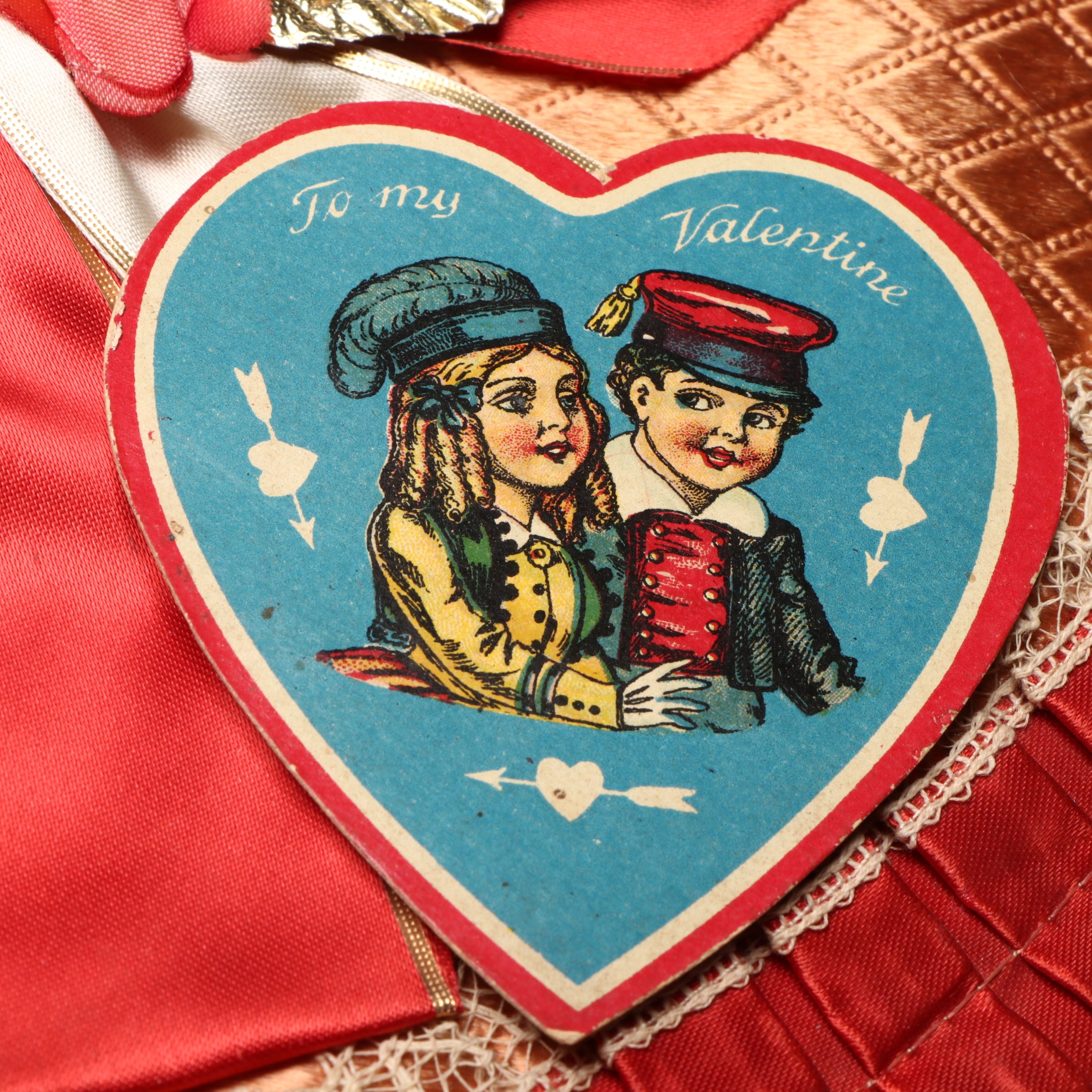 Vintage Ribbon and Lace Valentine's Day Chocolate Boxes and More