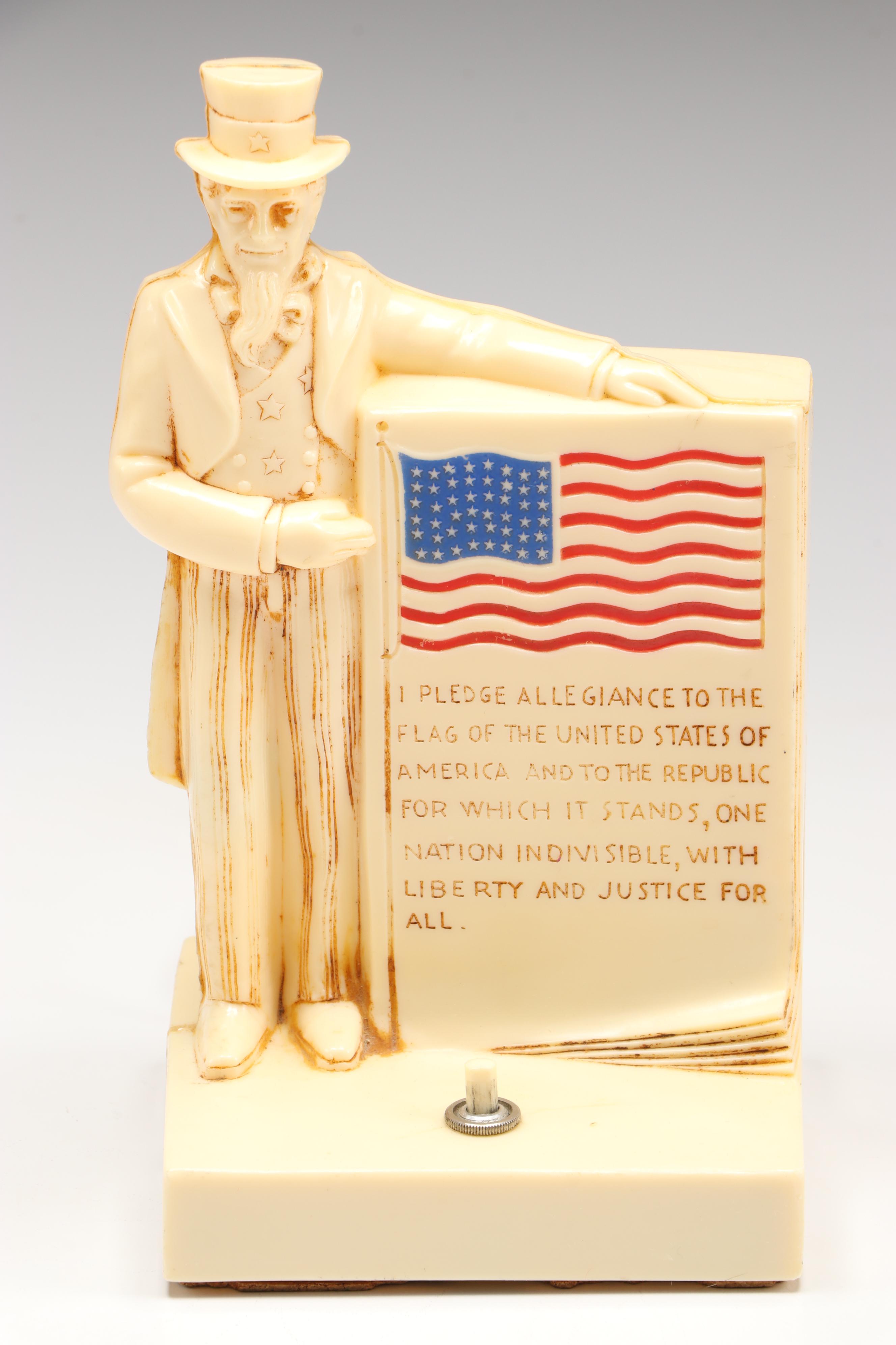 Enesco Cherished Teddies Uncle Sam Resin Figurine with Other Uncle Sam Décor