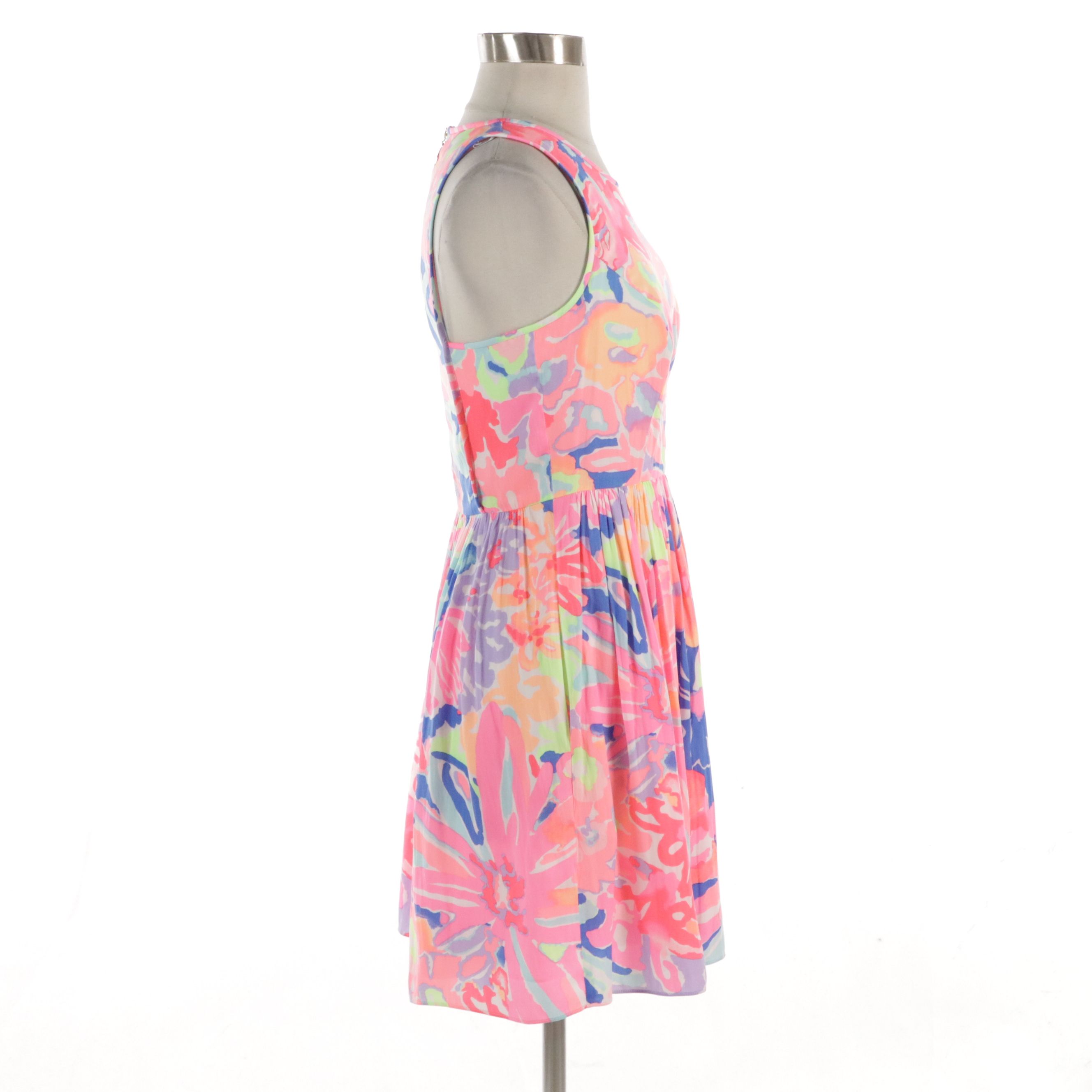 Lilly Pulitzer Floral Printed Polyester Sundress